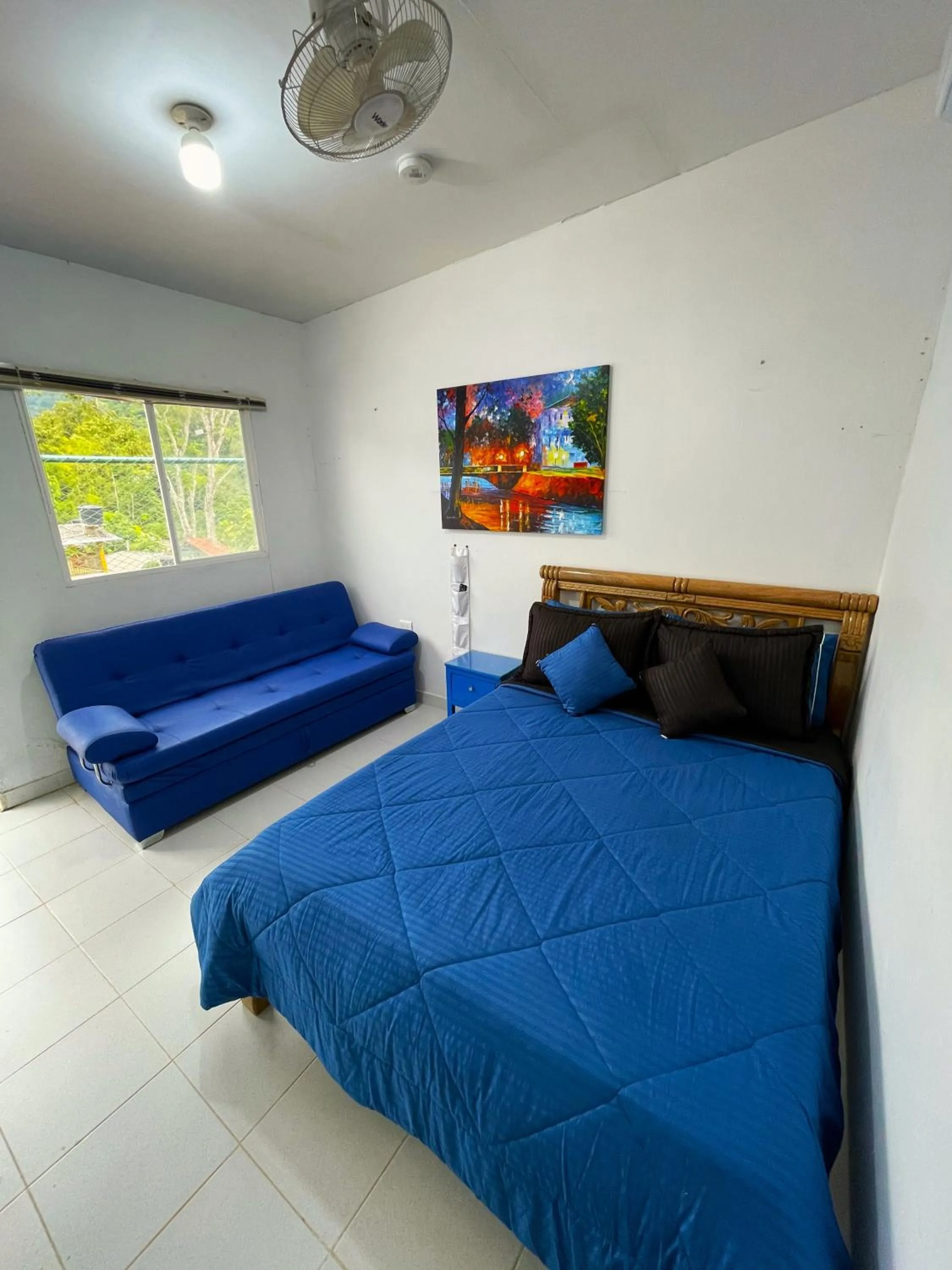Bed in Hostal Paraiso Minca