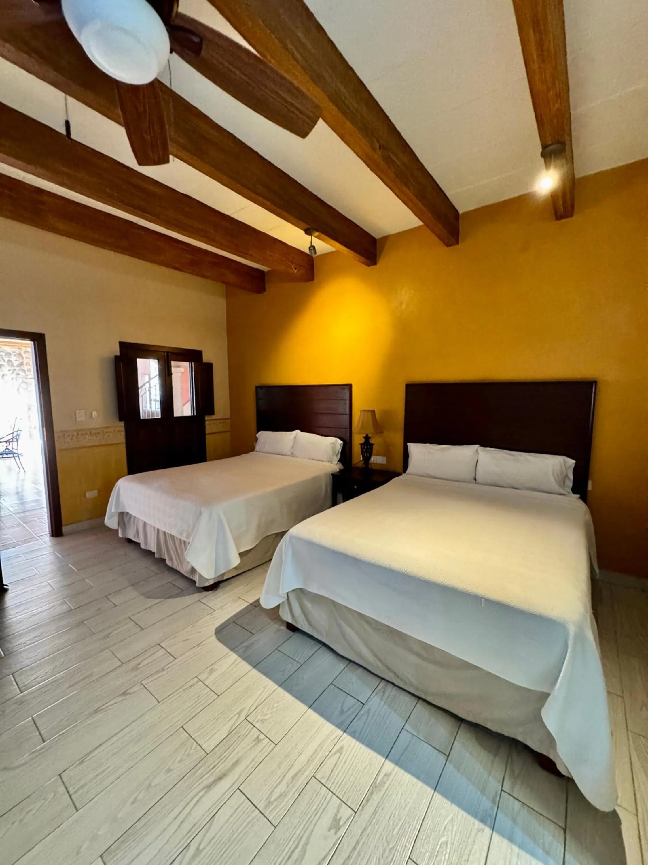 Bed in Hotel Real de los Alamos