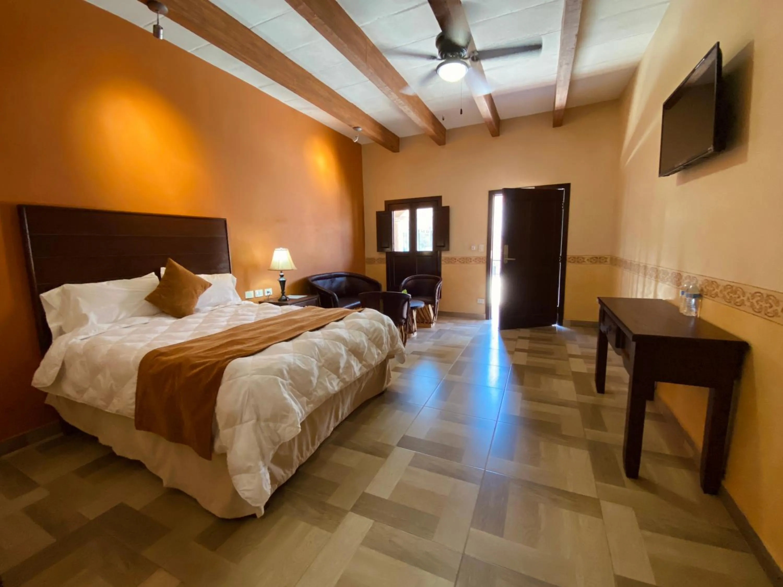 Bed in Hotel Real de los Alamos