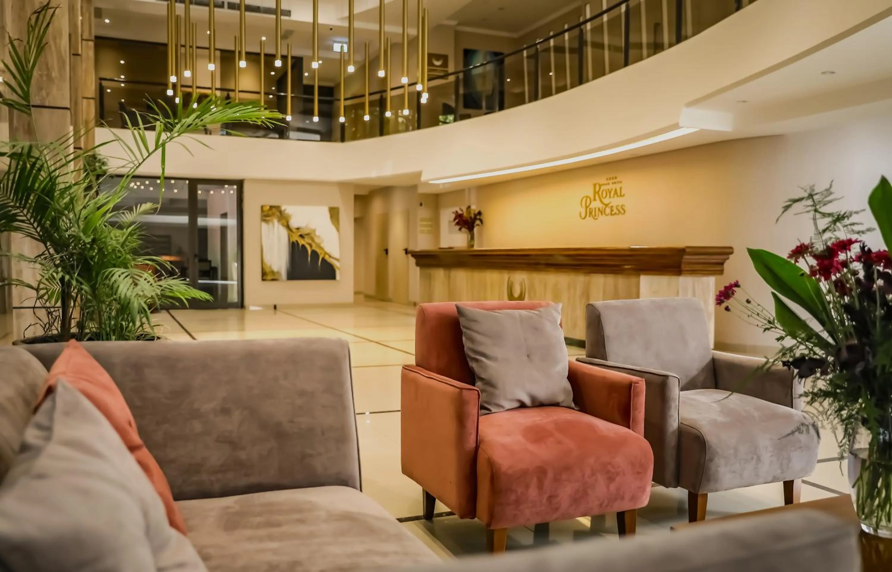 Living room in HOTEL ROYAL PRINCESS