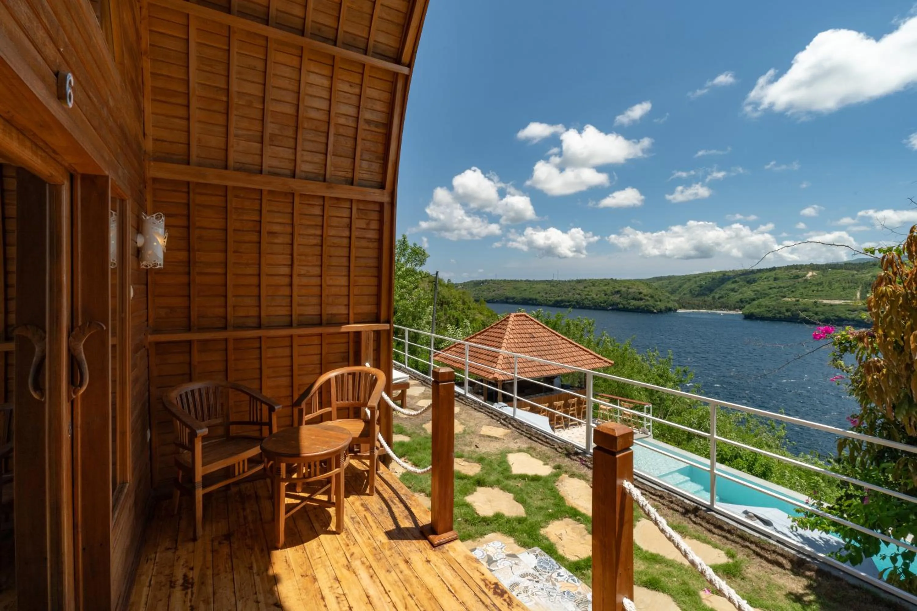 Patio in Butterfly Villas Nusa Ceningan