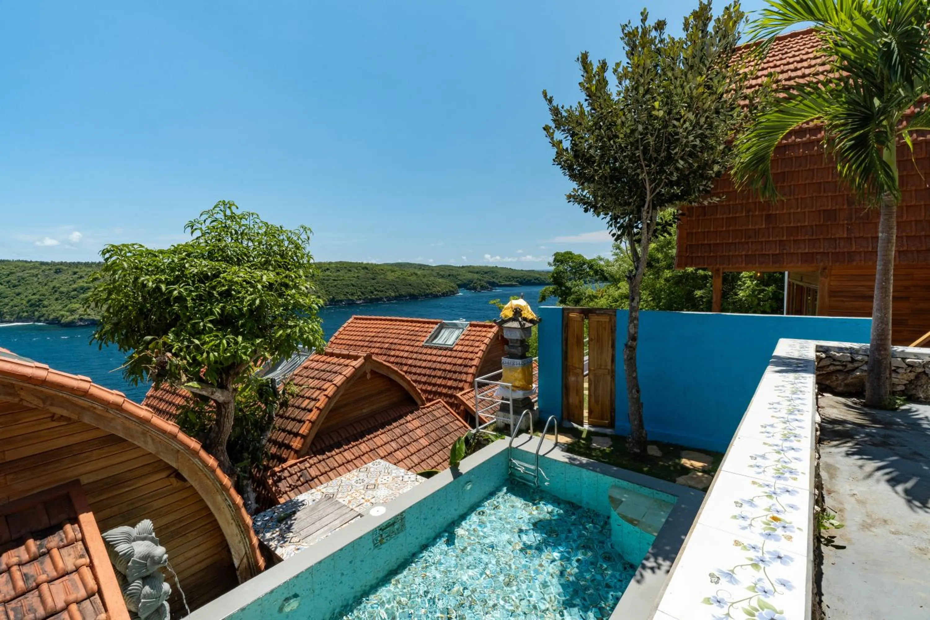 Natural landscape in Butterfly Villas Nusa Ceningan