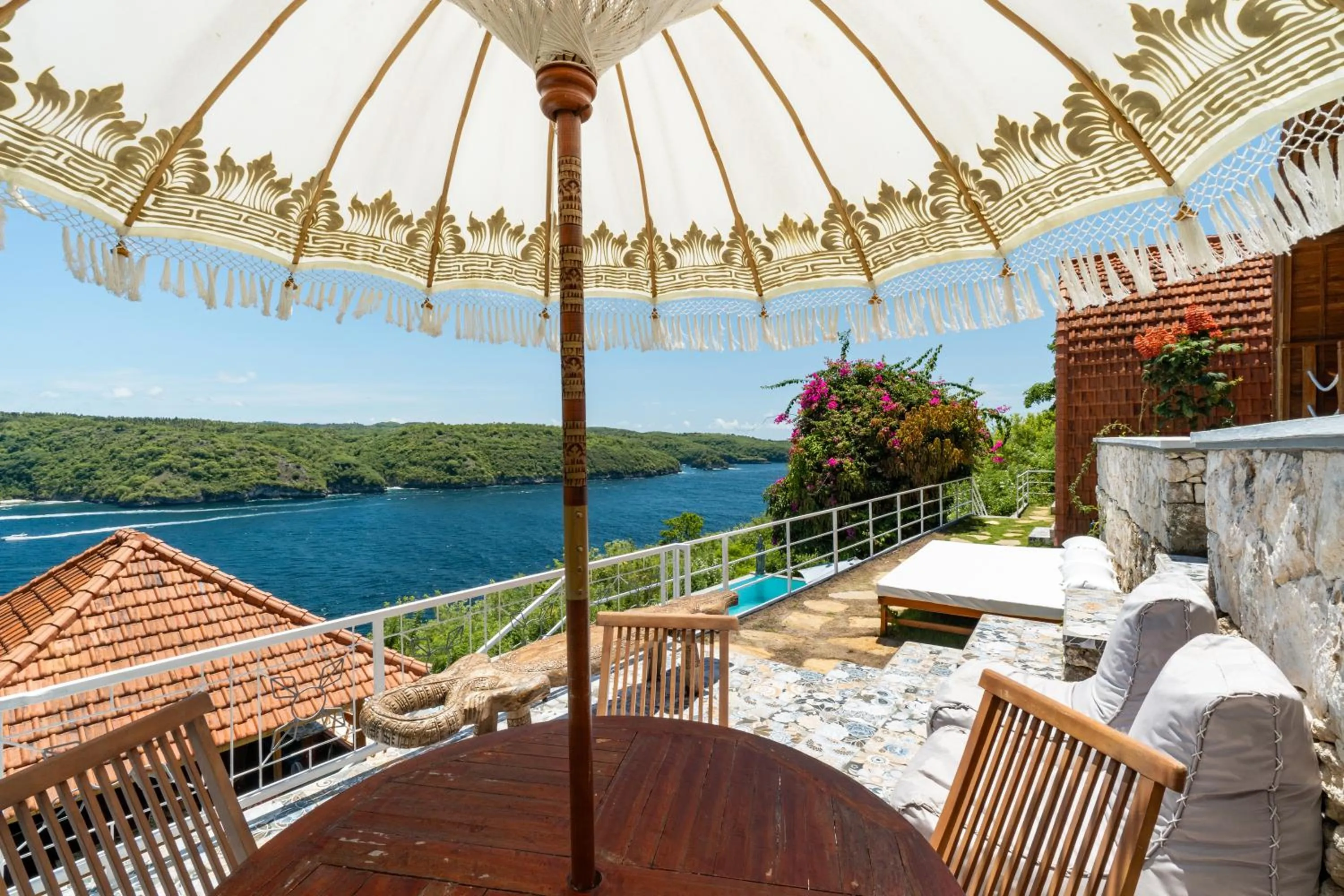 Patio in Butterfly Villas Nusa Ceningan