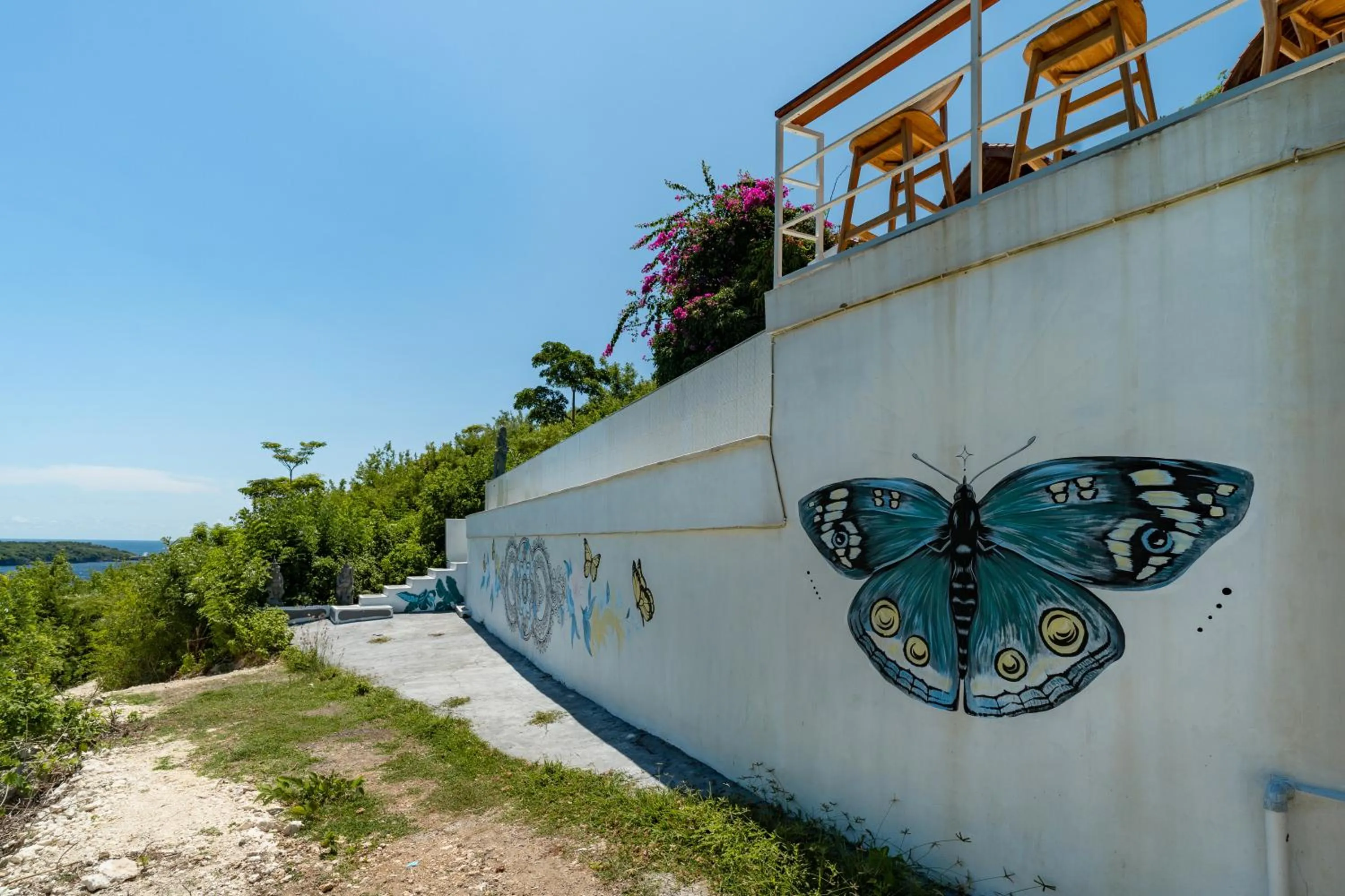 Natural landscape in Butterfly Villas Nusa Ceningan