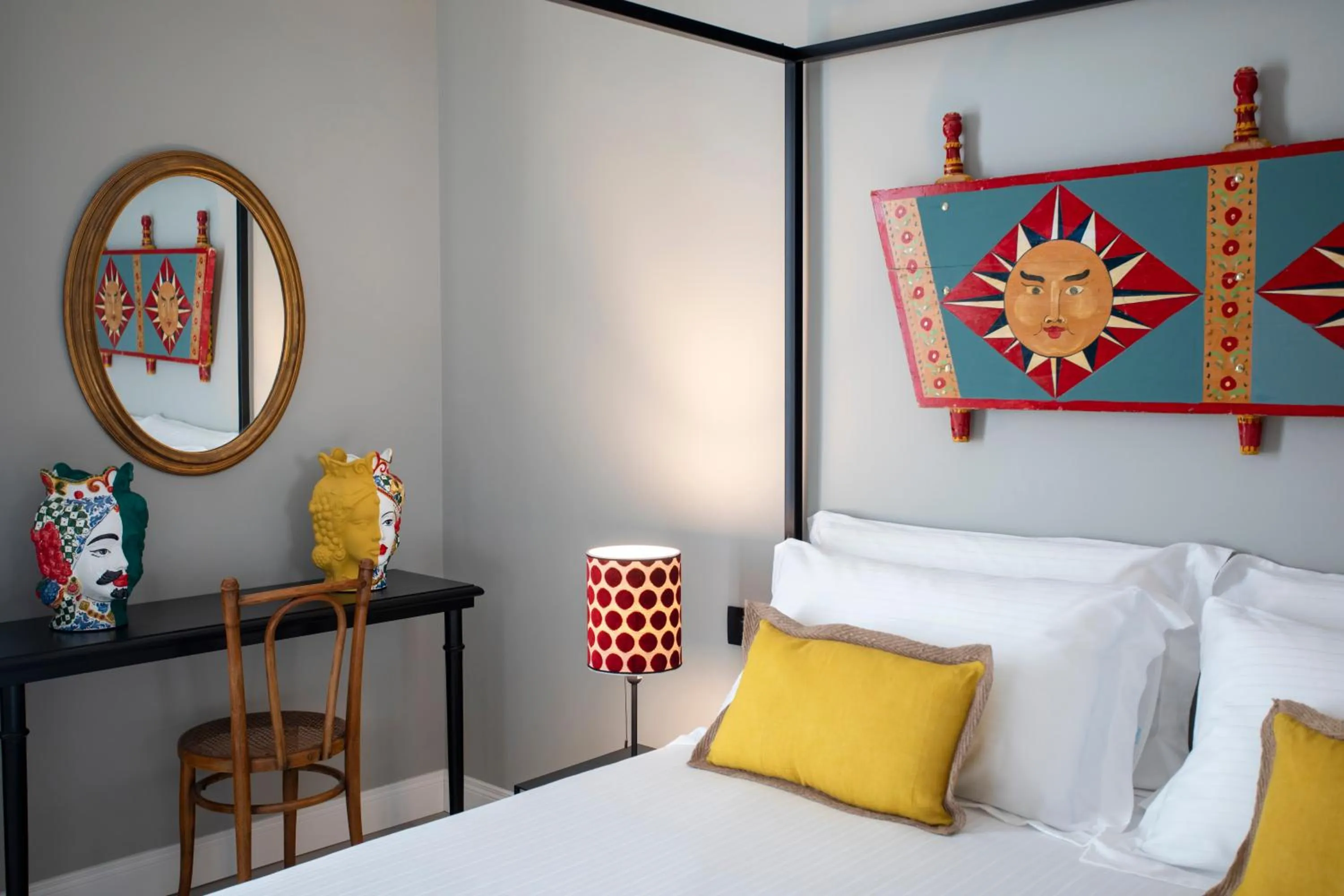 Bed in Vossia Luxury Rooms & Sicilian Living