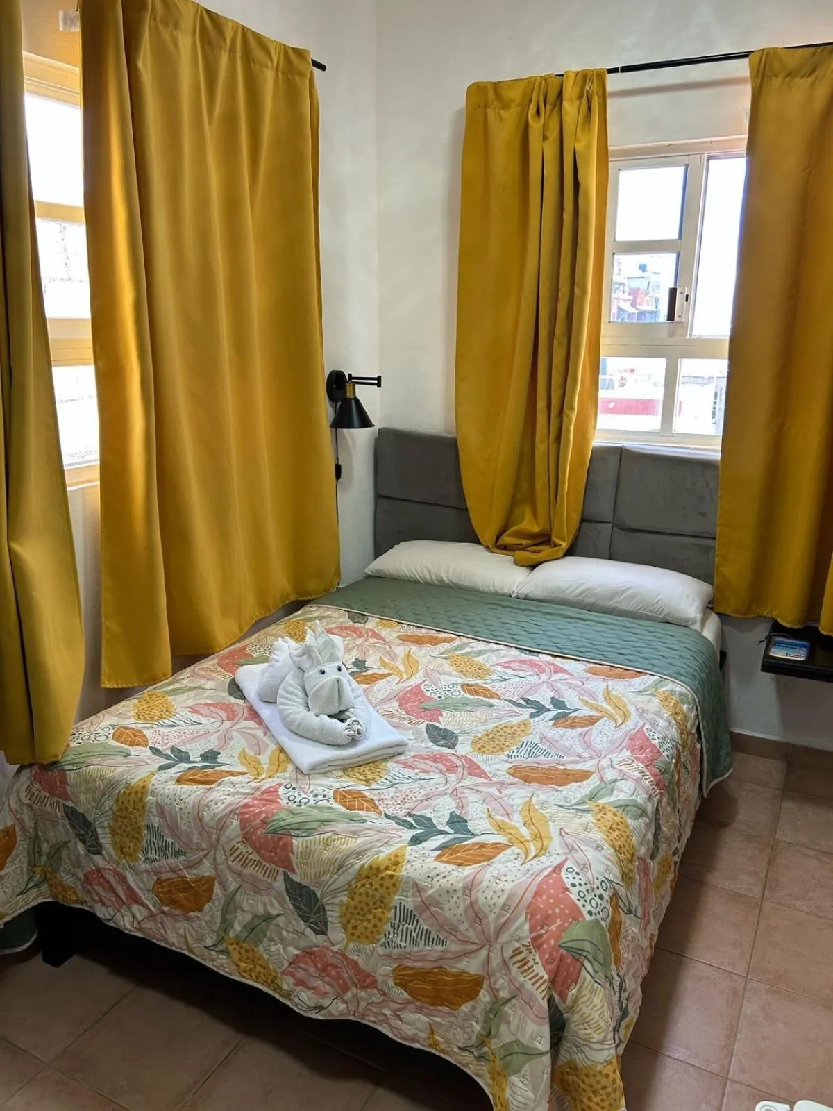 Bed in Hotel Marcianito