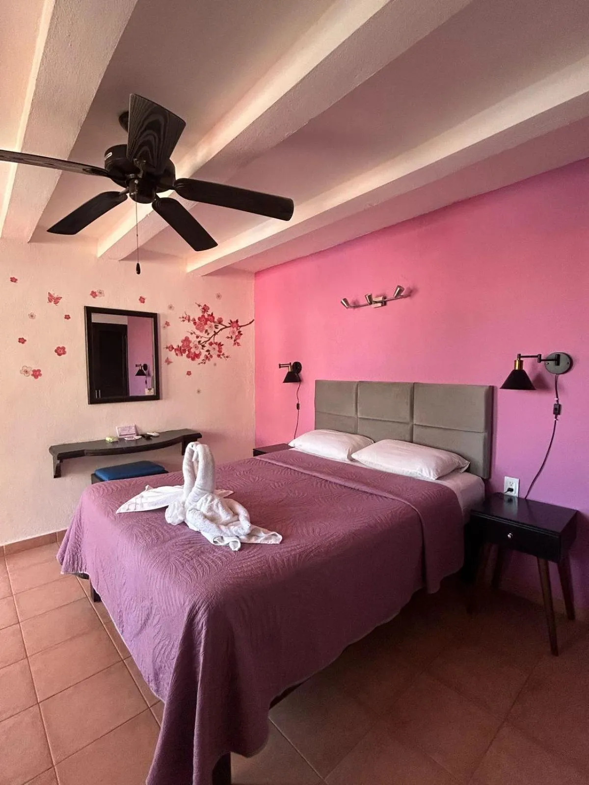 Bed in Hotel Marcianito