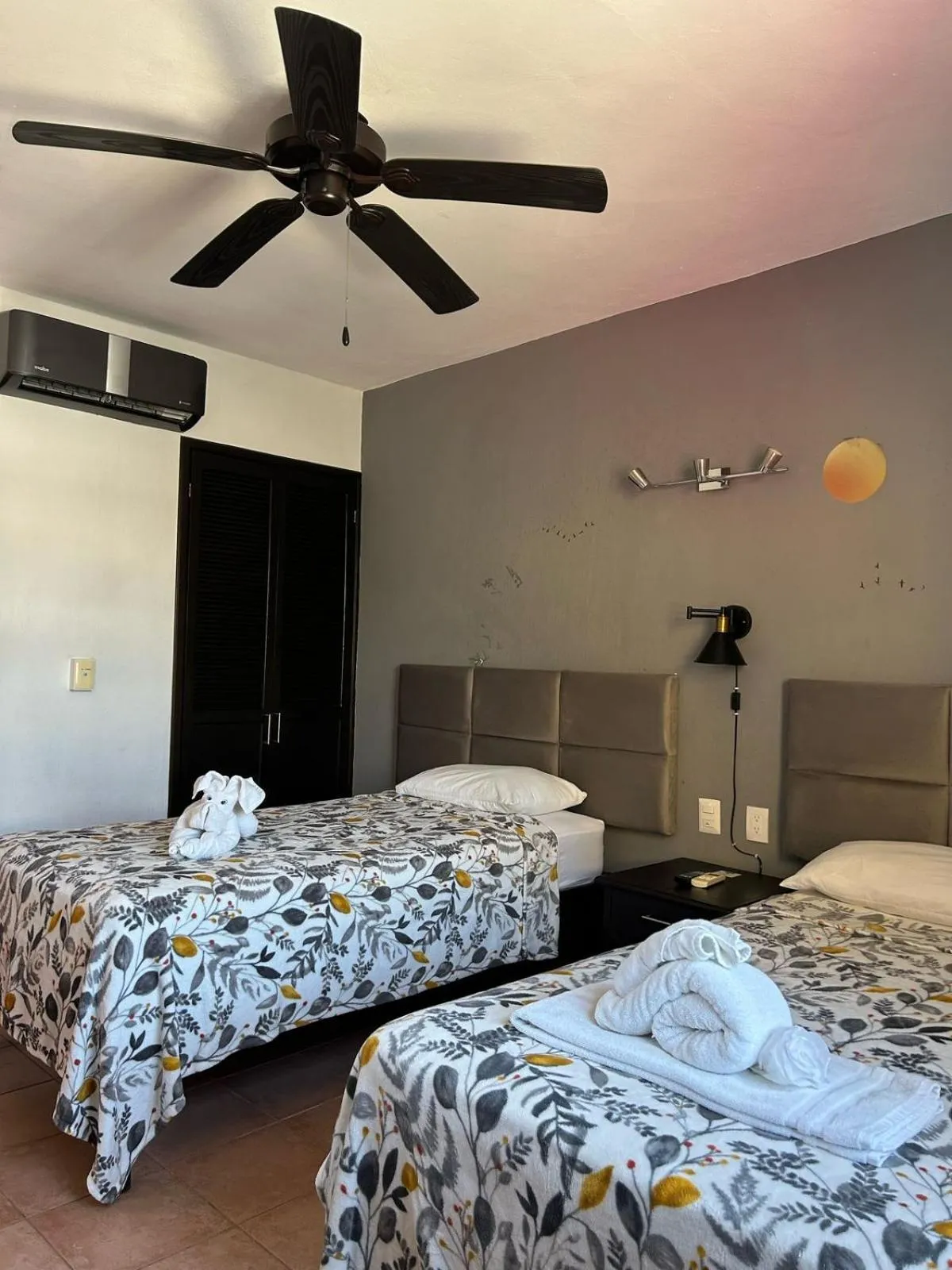 Bed in Hotel Marcianito