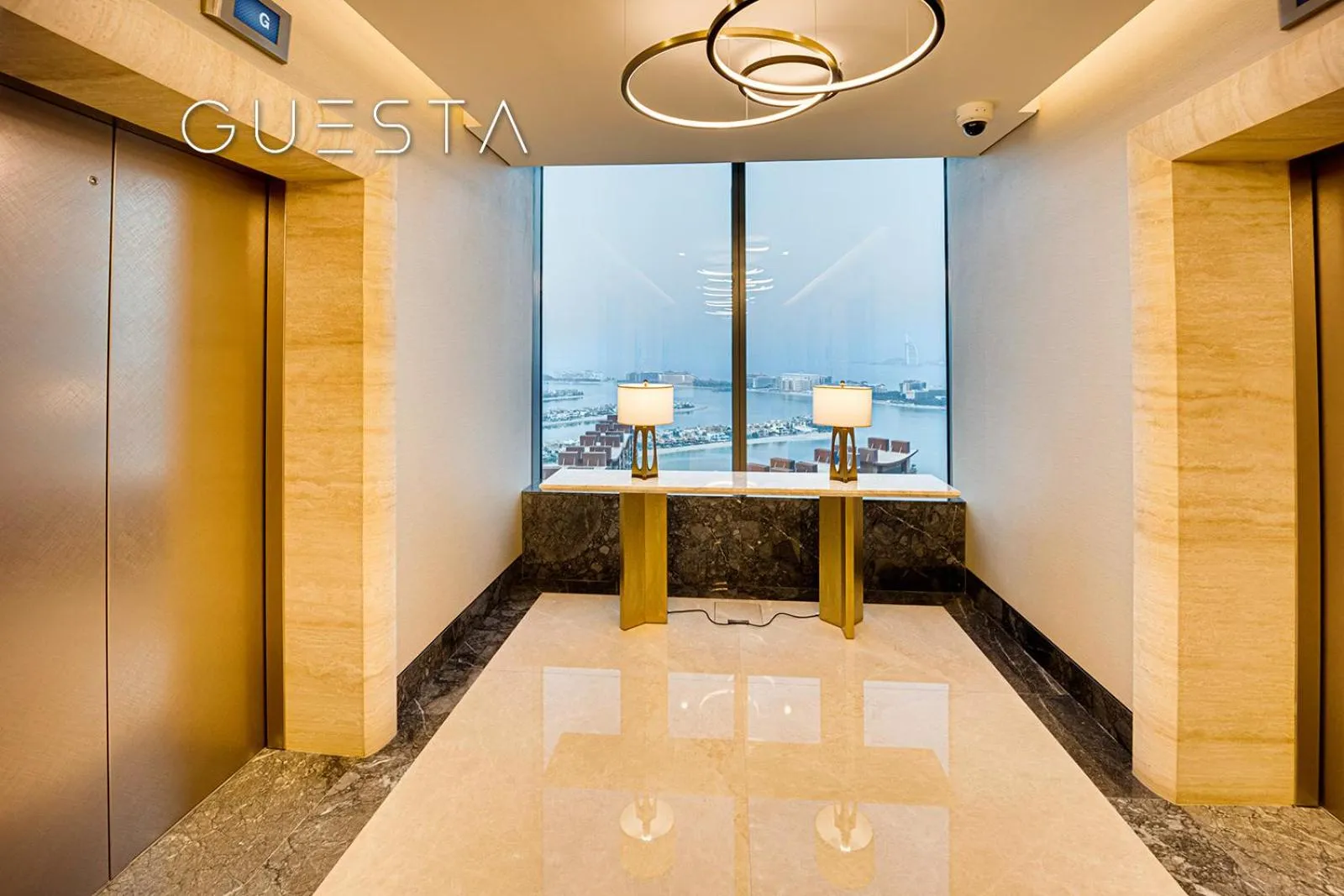 elevator in The Palm Tower, Nakheel Mall, Palm Jumeirah