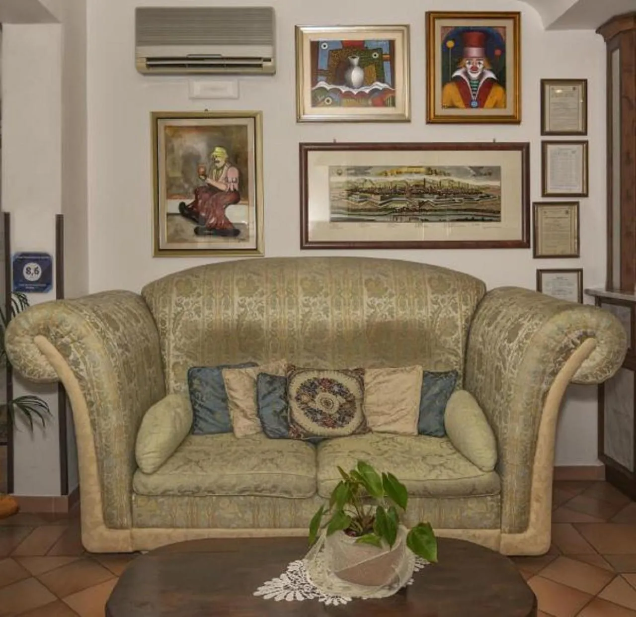 Lobby or reception in Hotel Ristorante da Carlos