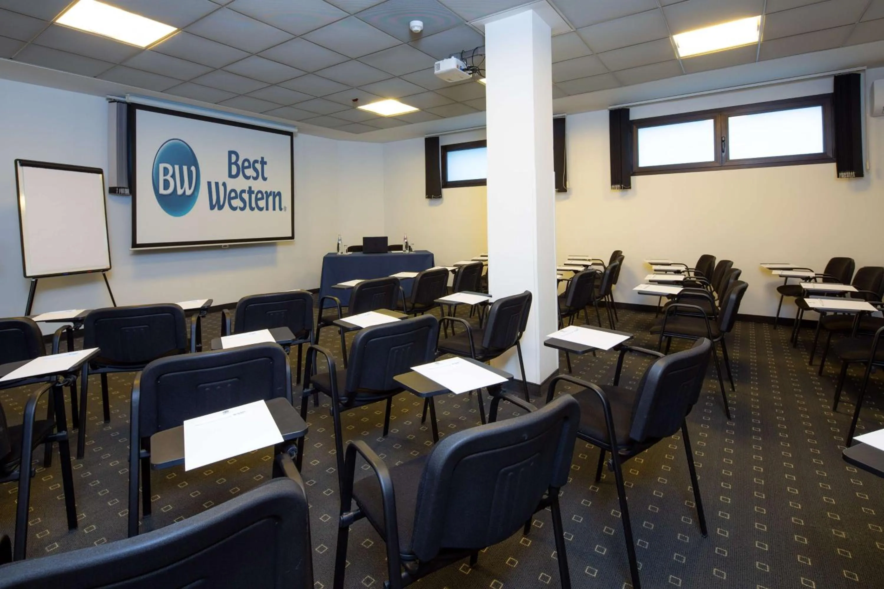 On site in Best Western Hotel Biri