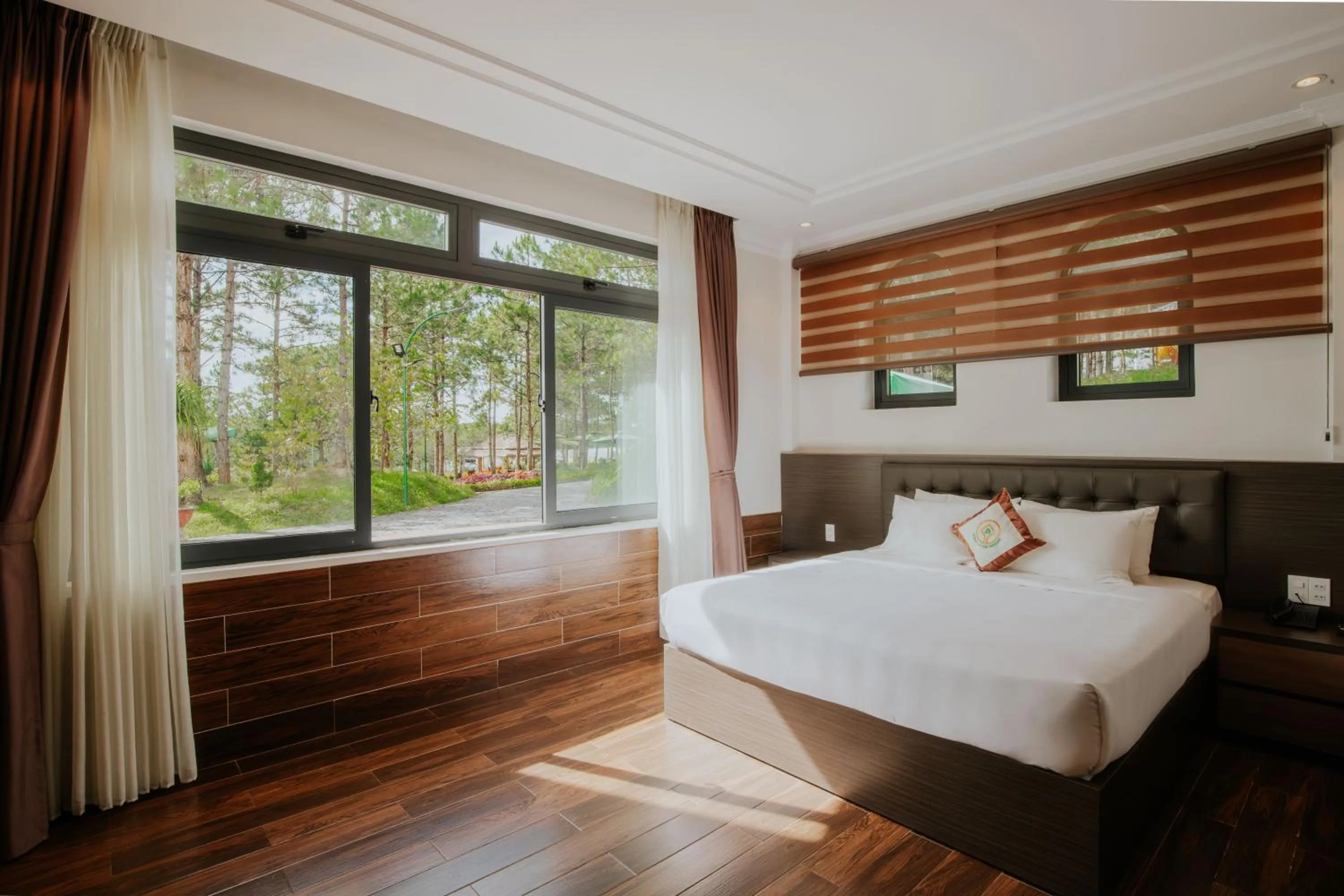 Bed in Rừng Lá Kim Resort