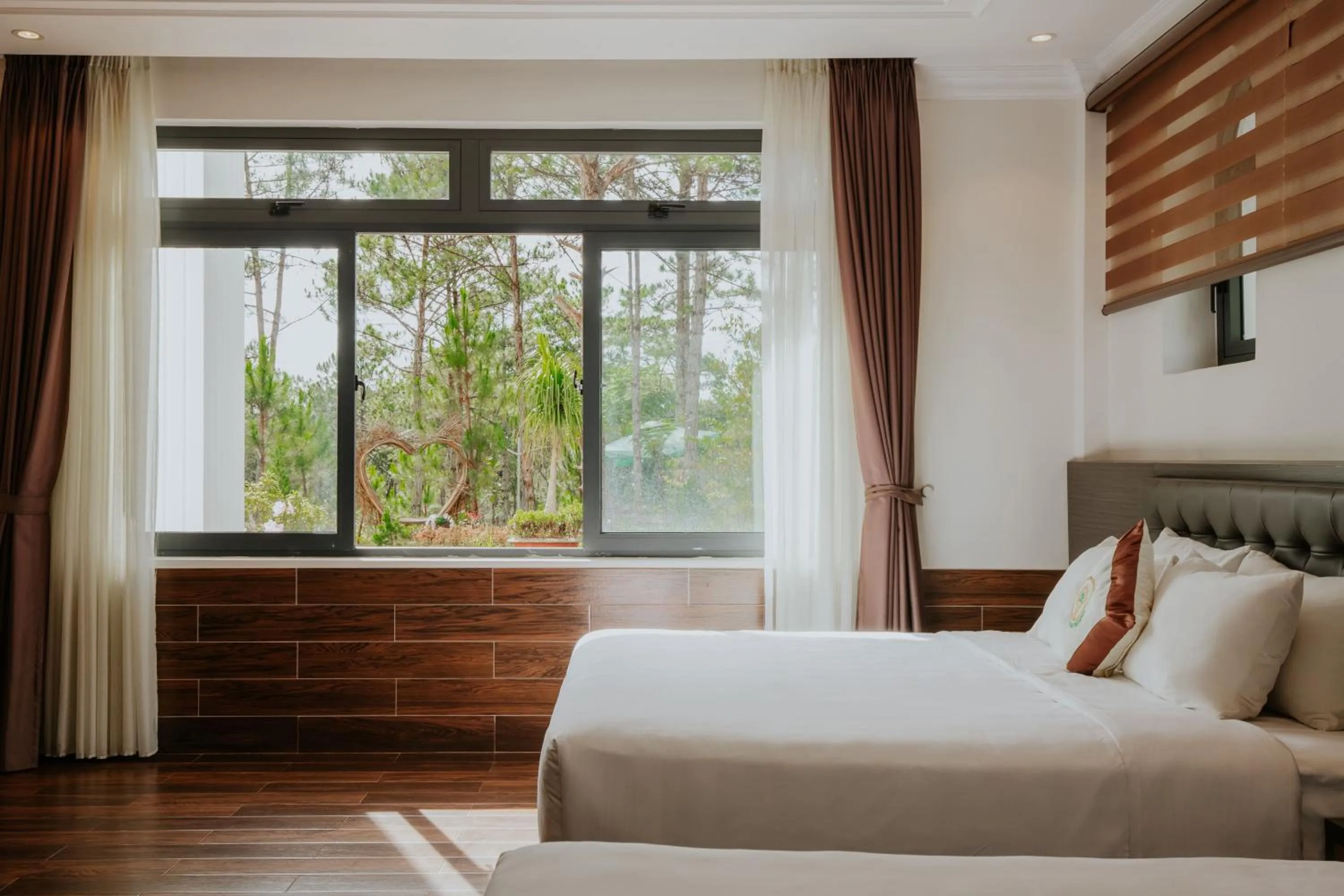 Bed in Rừng Lá Kim Resort