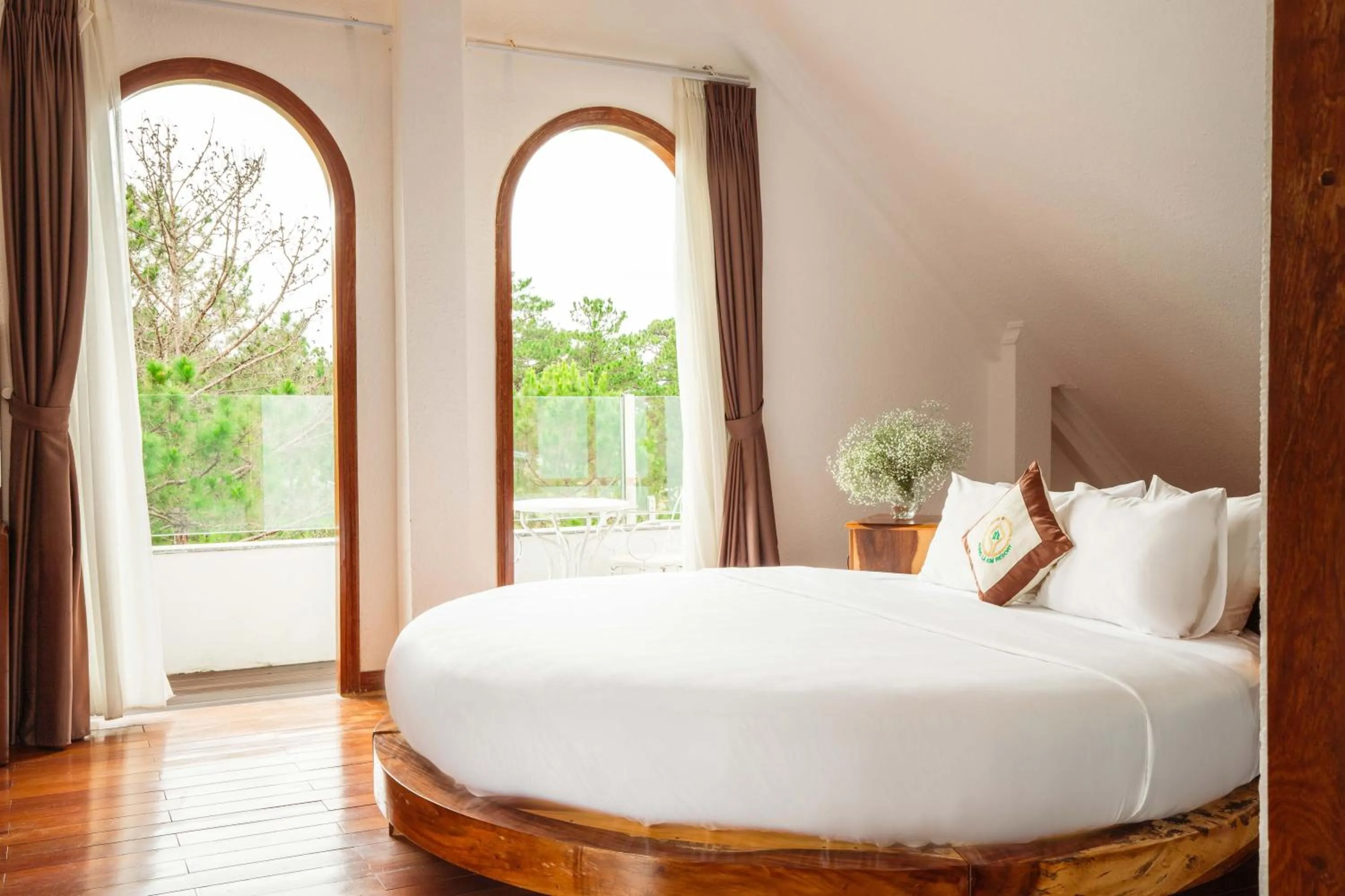 Bed in Rừng Lá Kim Resort