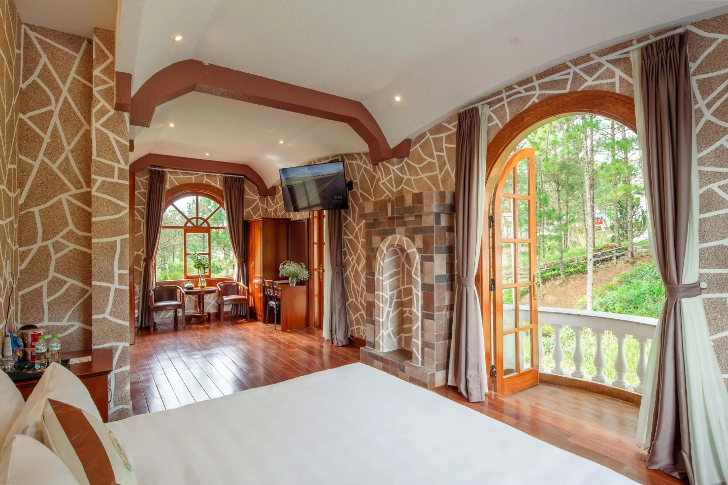 Bed in Rừng Lá Kim Resort