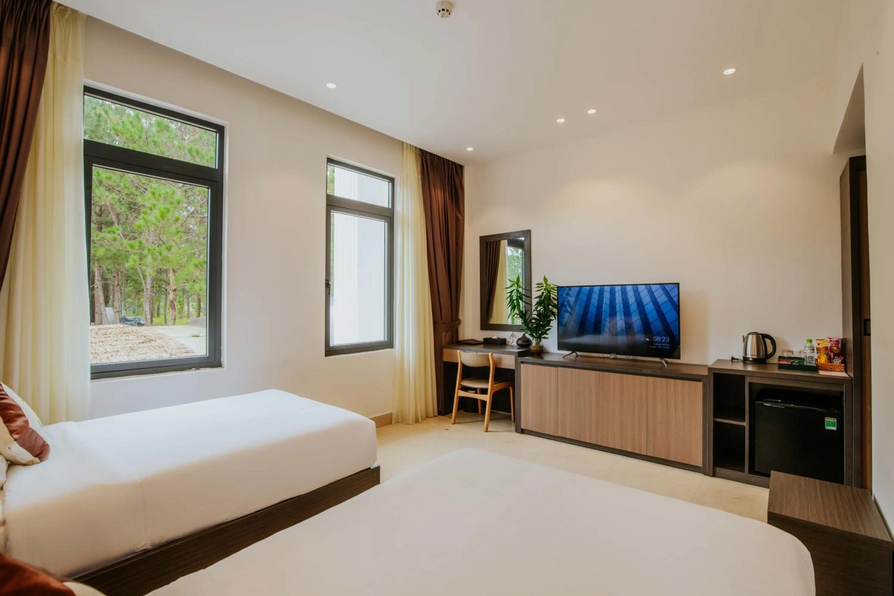 Bed in Rừng Lá Kim Resort