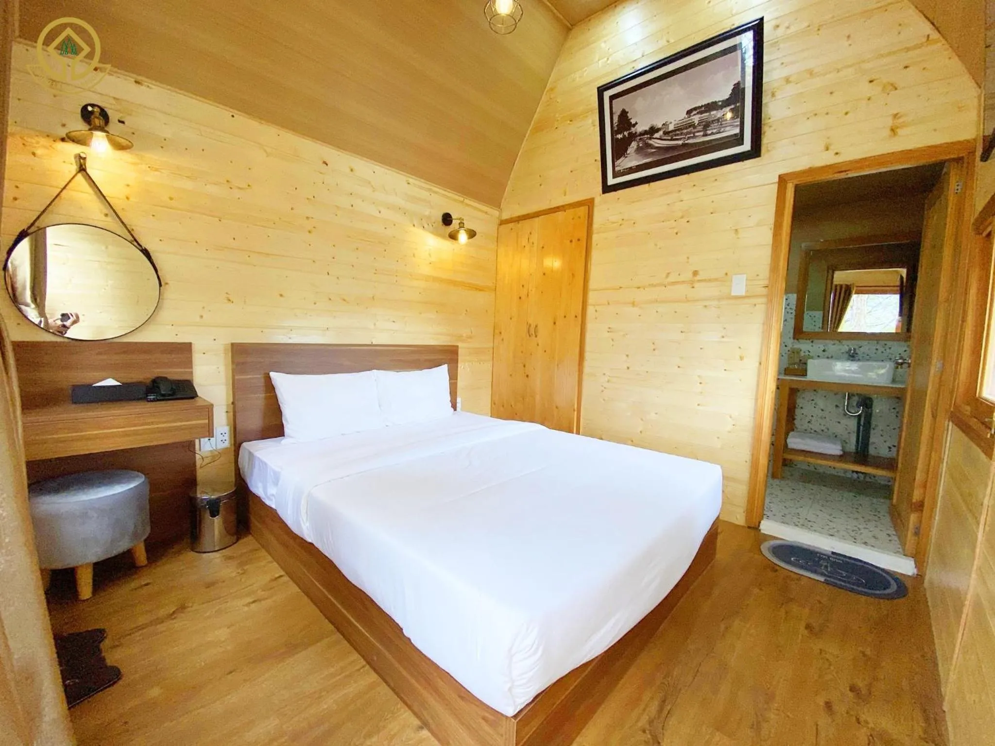 Bed in Rừng Lá Kim Resort