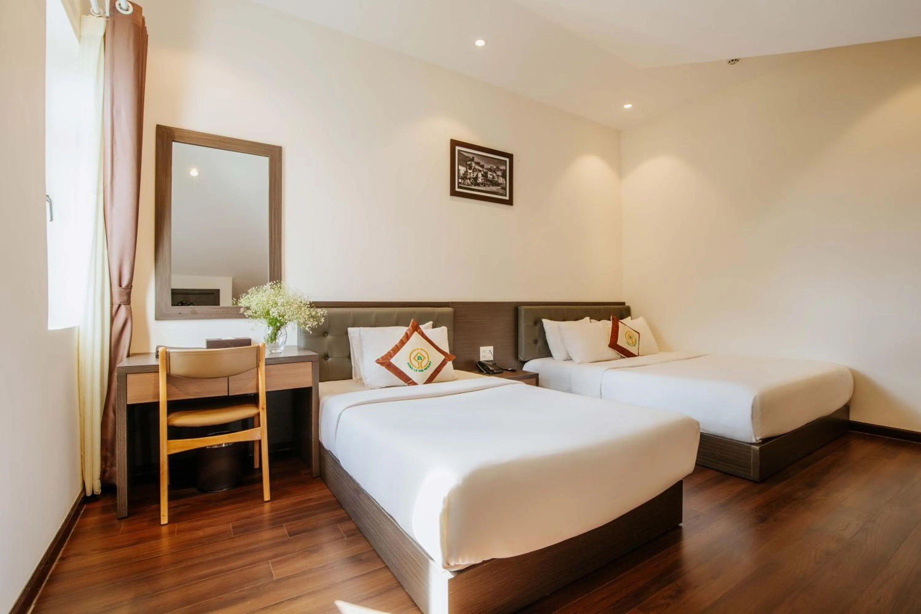 Bed in Rừng Lá Kim Resort