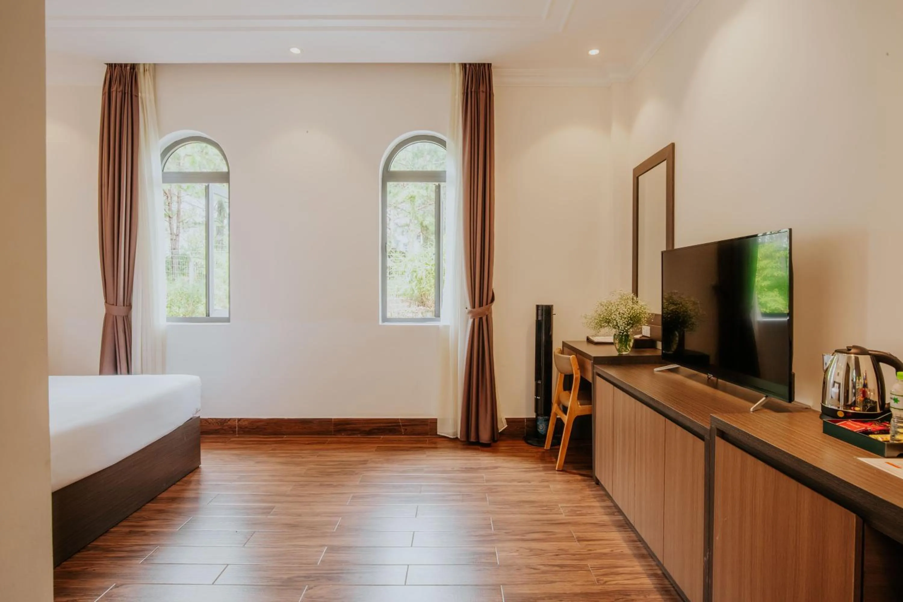 Bedroom, Bed in Rừng Lá Kim Resort