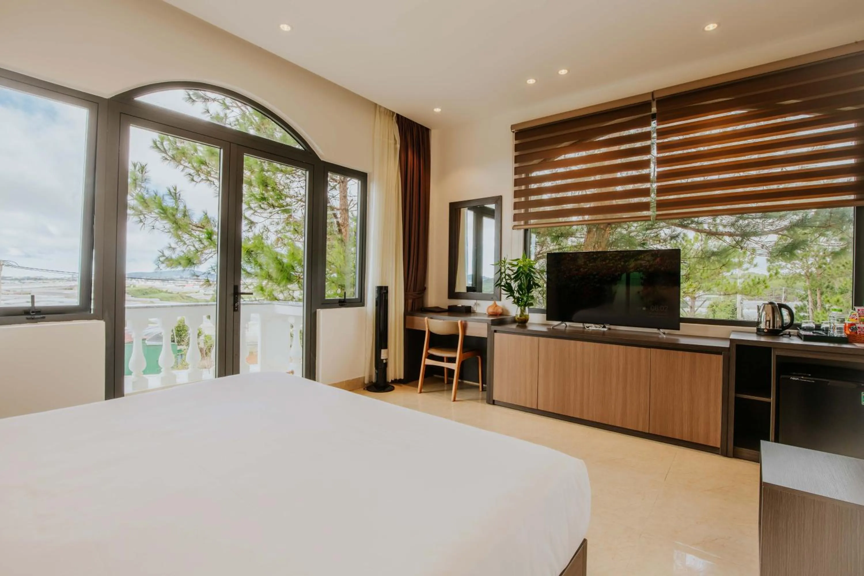 Bed in Rừng Lá Kim Resort