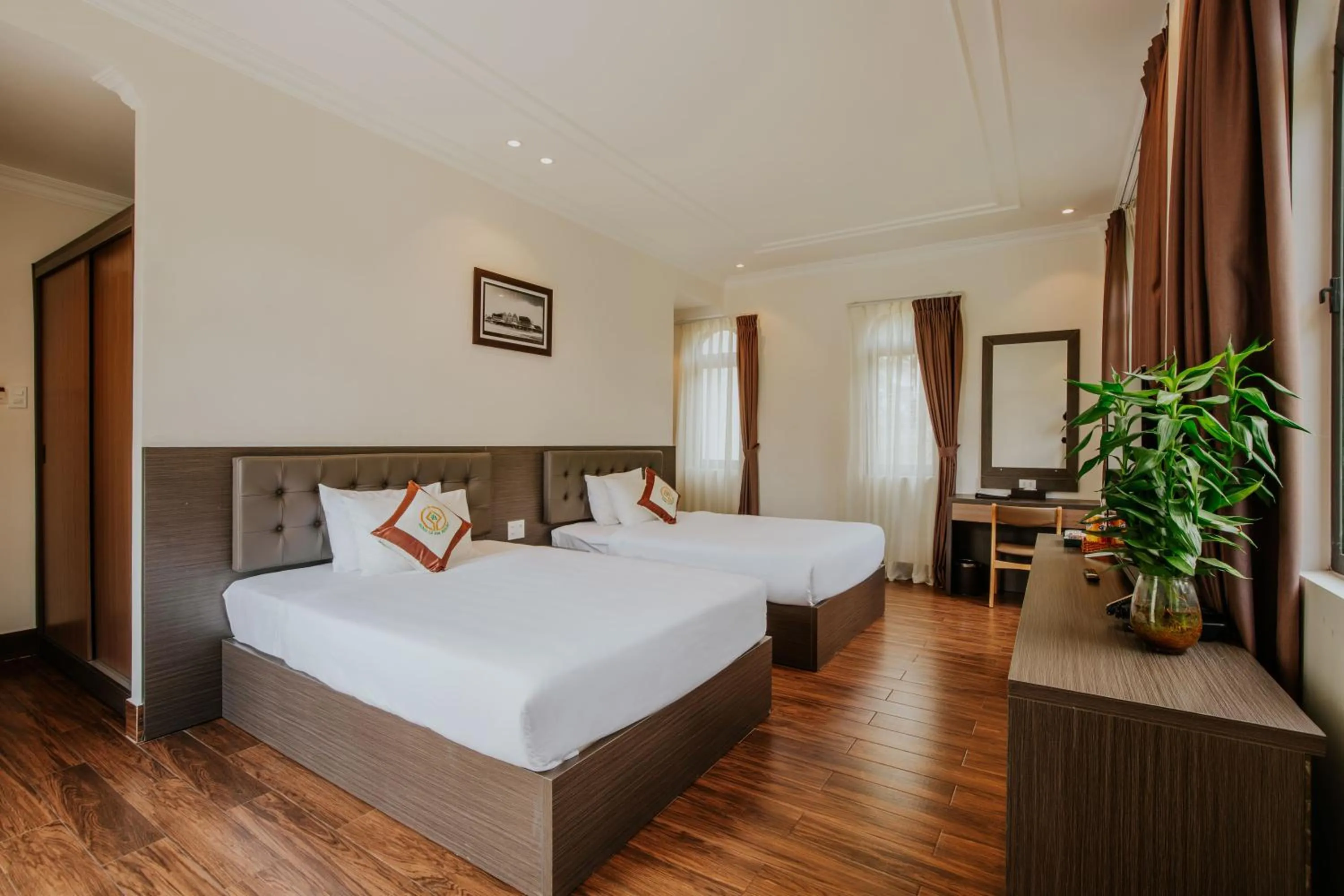 Bed in Rừng Lá Kim Resort