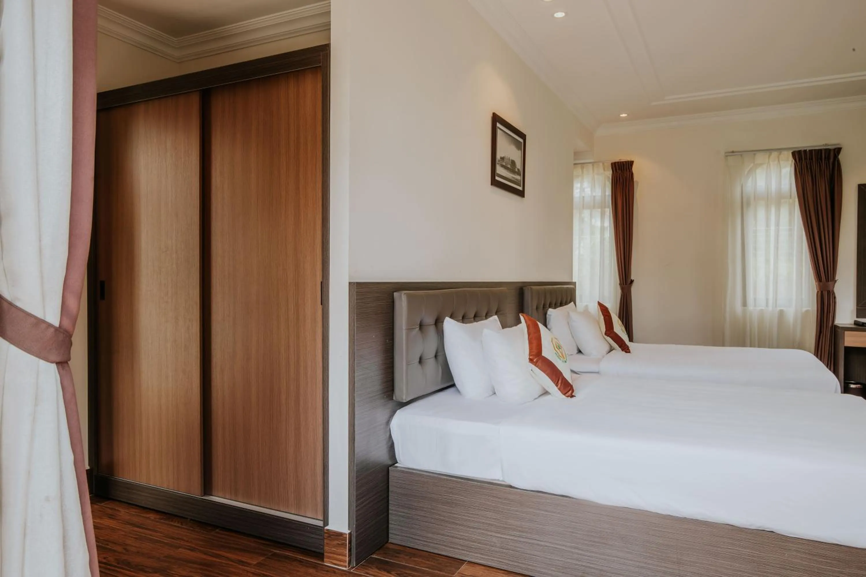 Bed in Rừng Lá Kim Resort