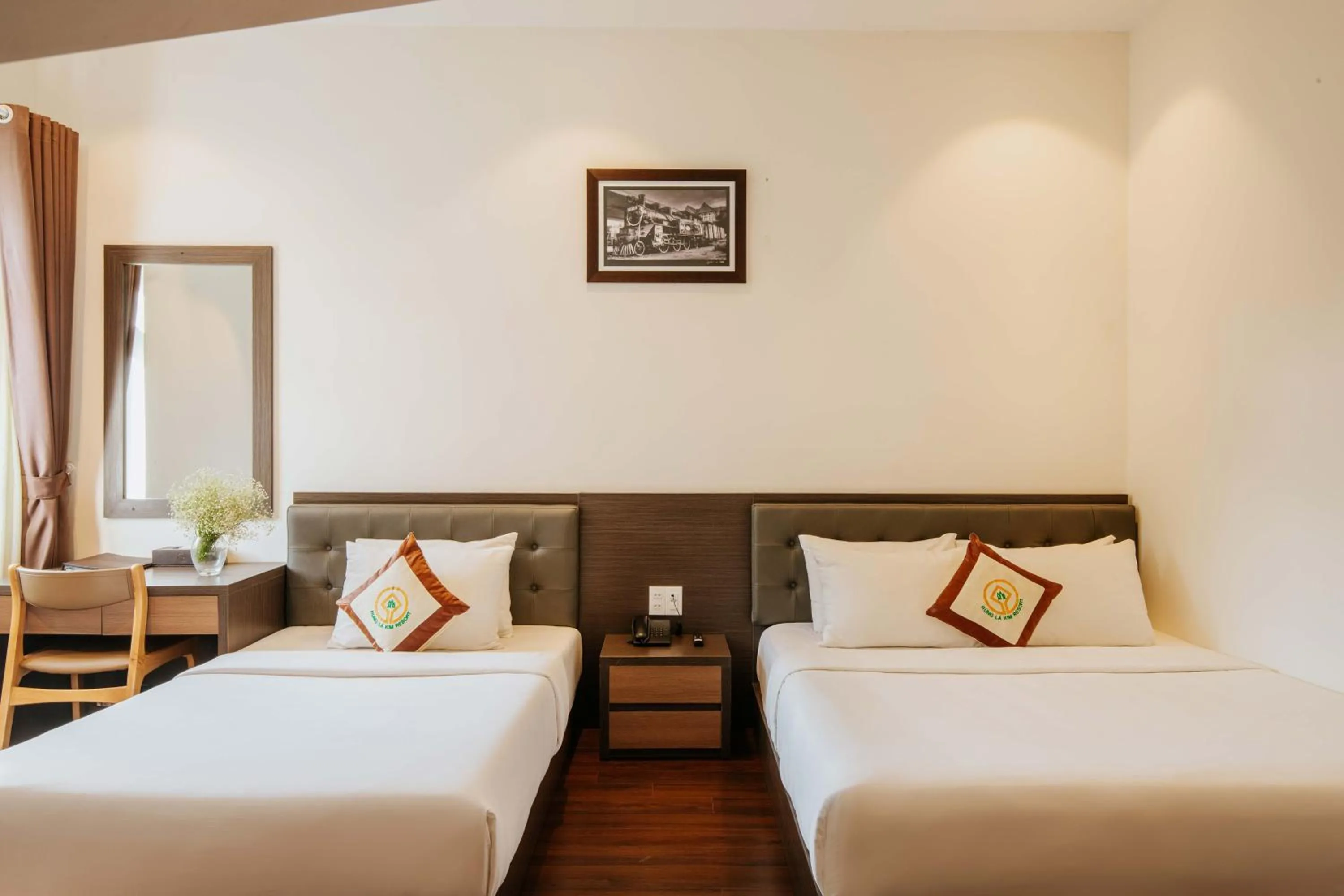 Bed in Rừng Lá Kim Resort