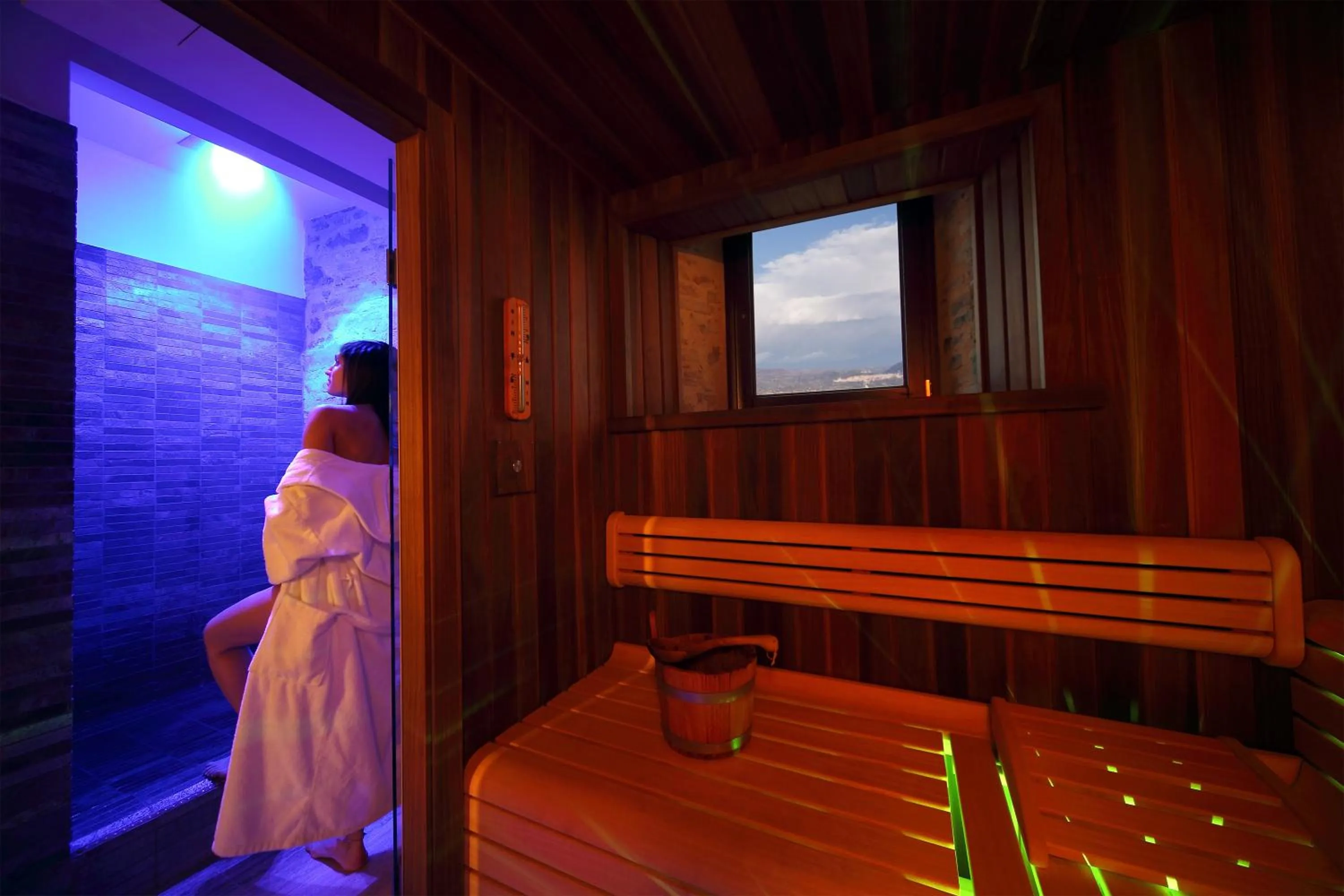 Sauna in Relais La Corte di Bettona