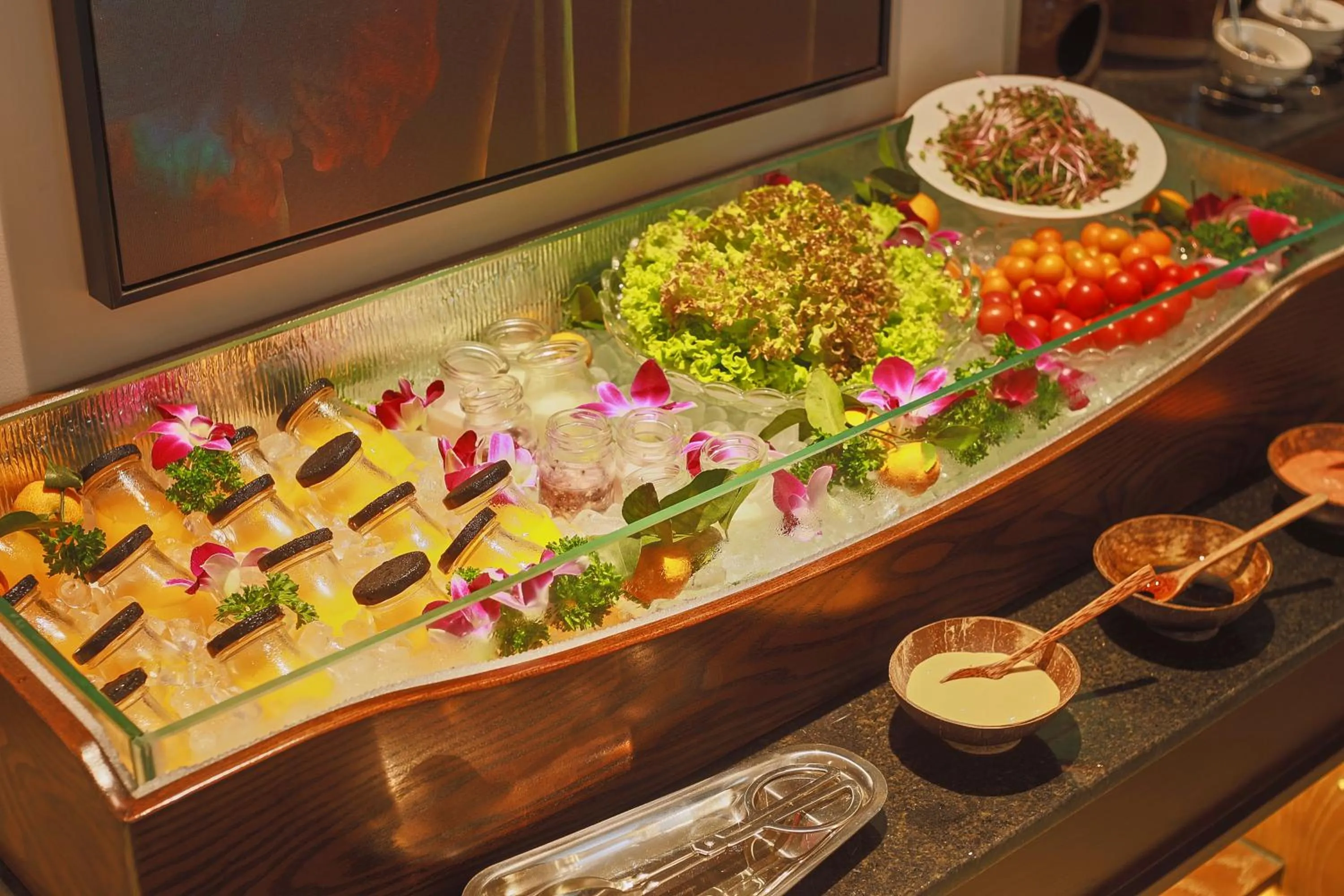 Buffet breakfast in CHERRY BOUTIQUE HOTEL