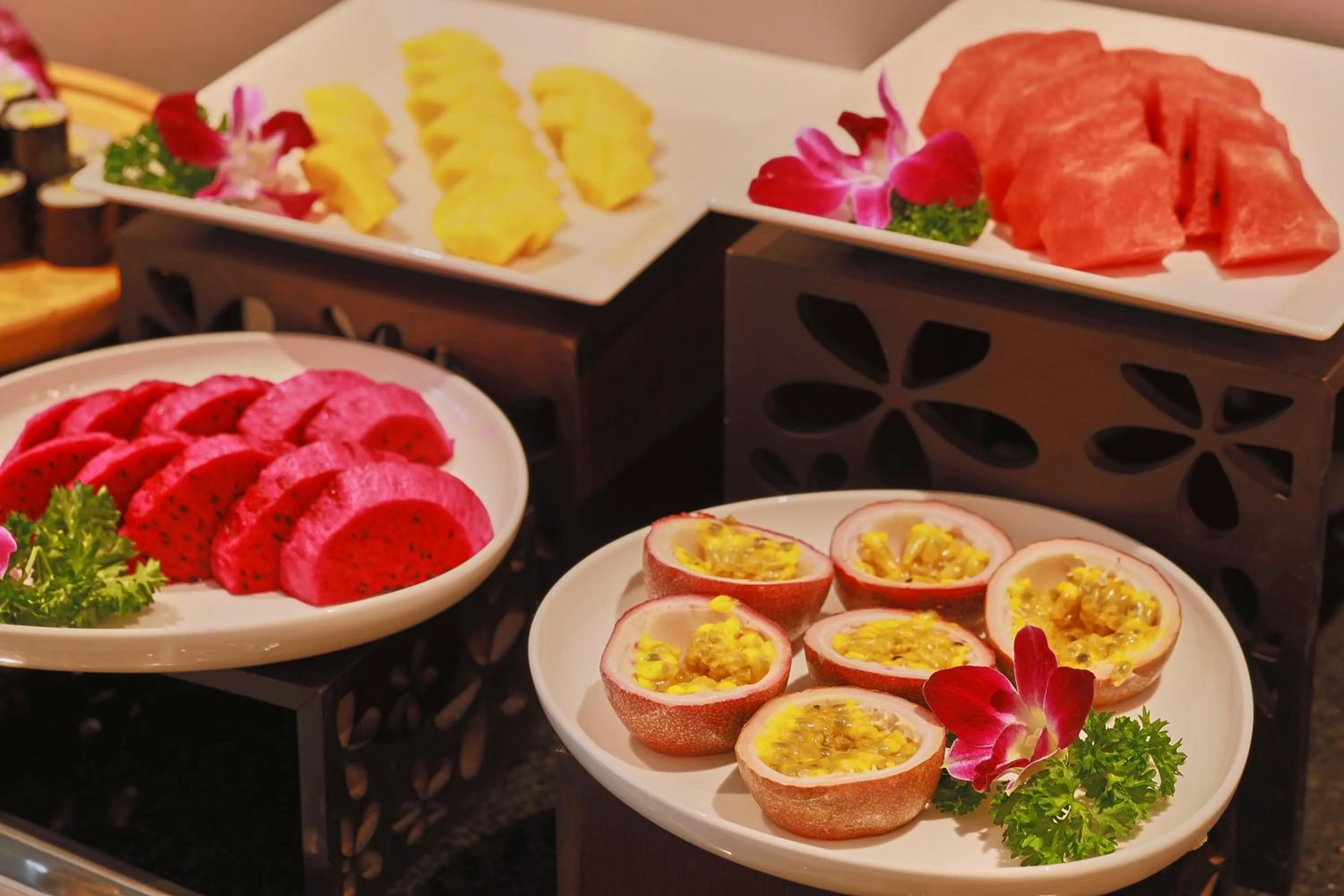 Buffet breakfast in CHERRY BOUTIQUE HOTEL