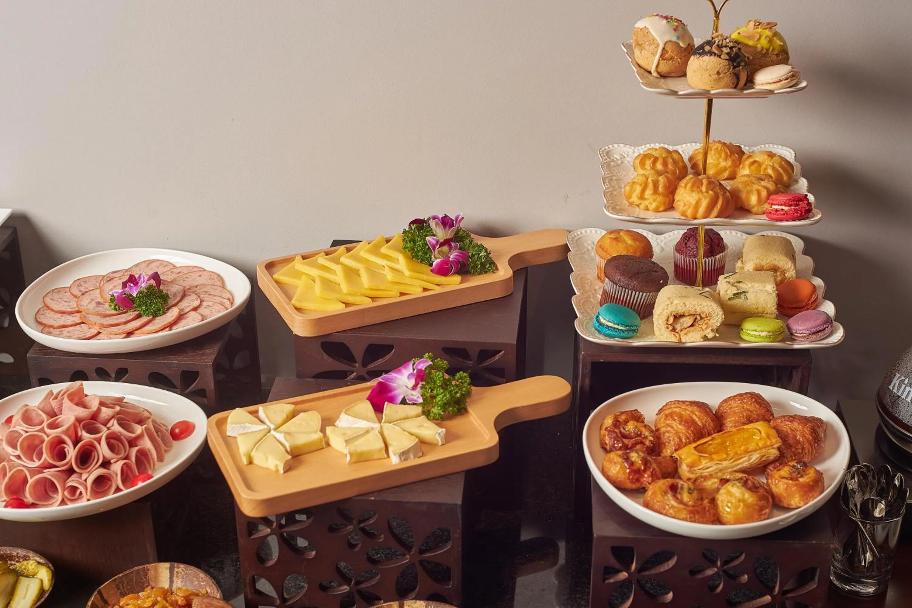 Buffet breakfast in CHERRY BOUTIQUE HOTEL