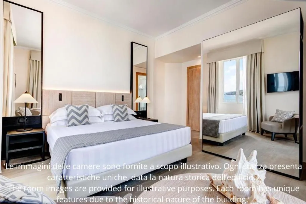 Bed in Grand Hotel Arenzano