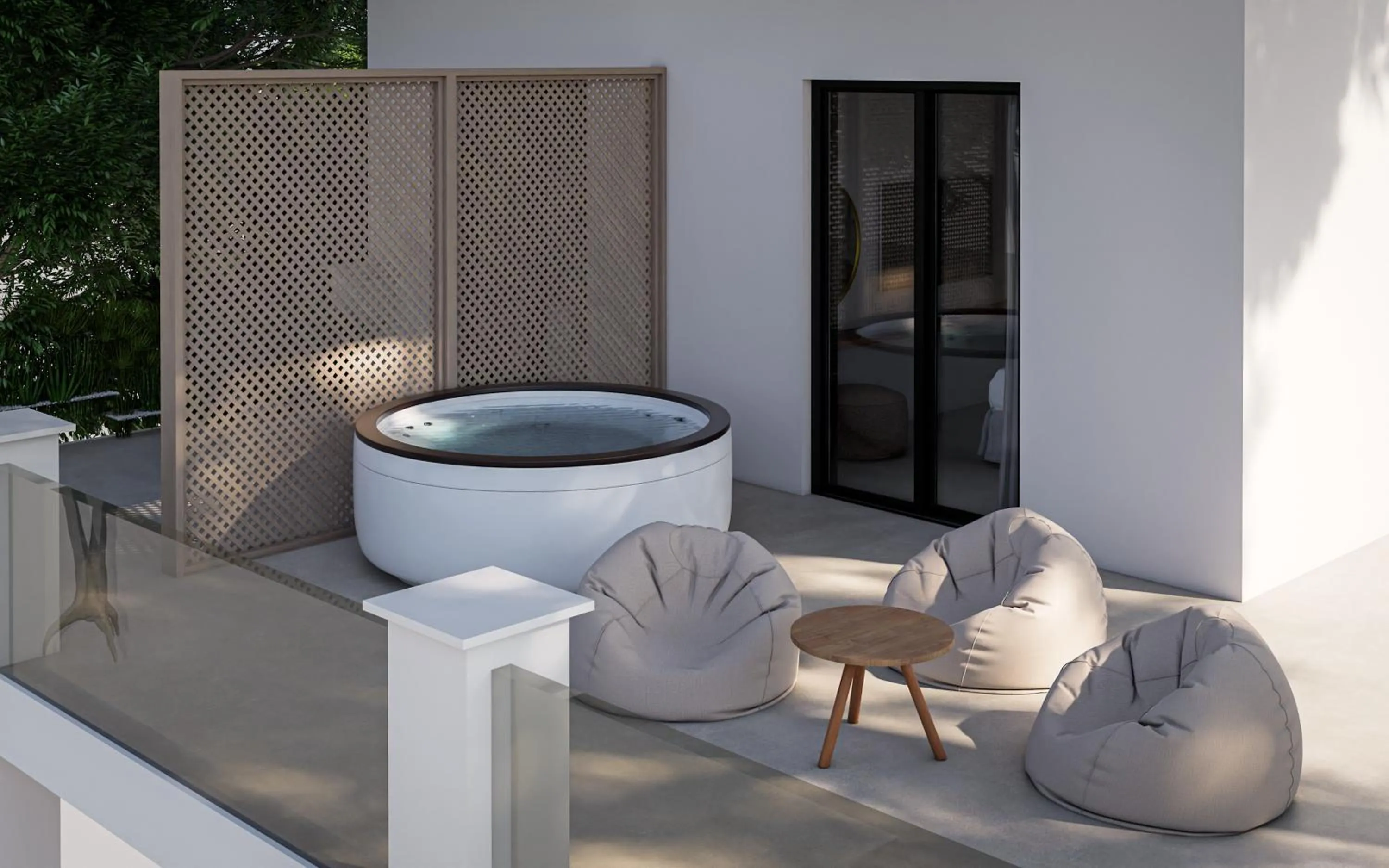 Hot Tub in Nikon Boutique Hotel