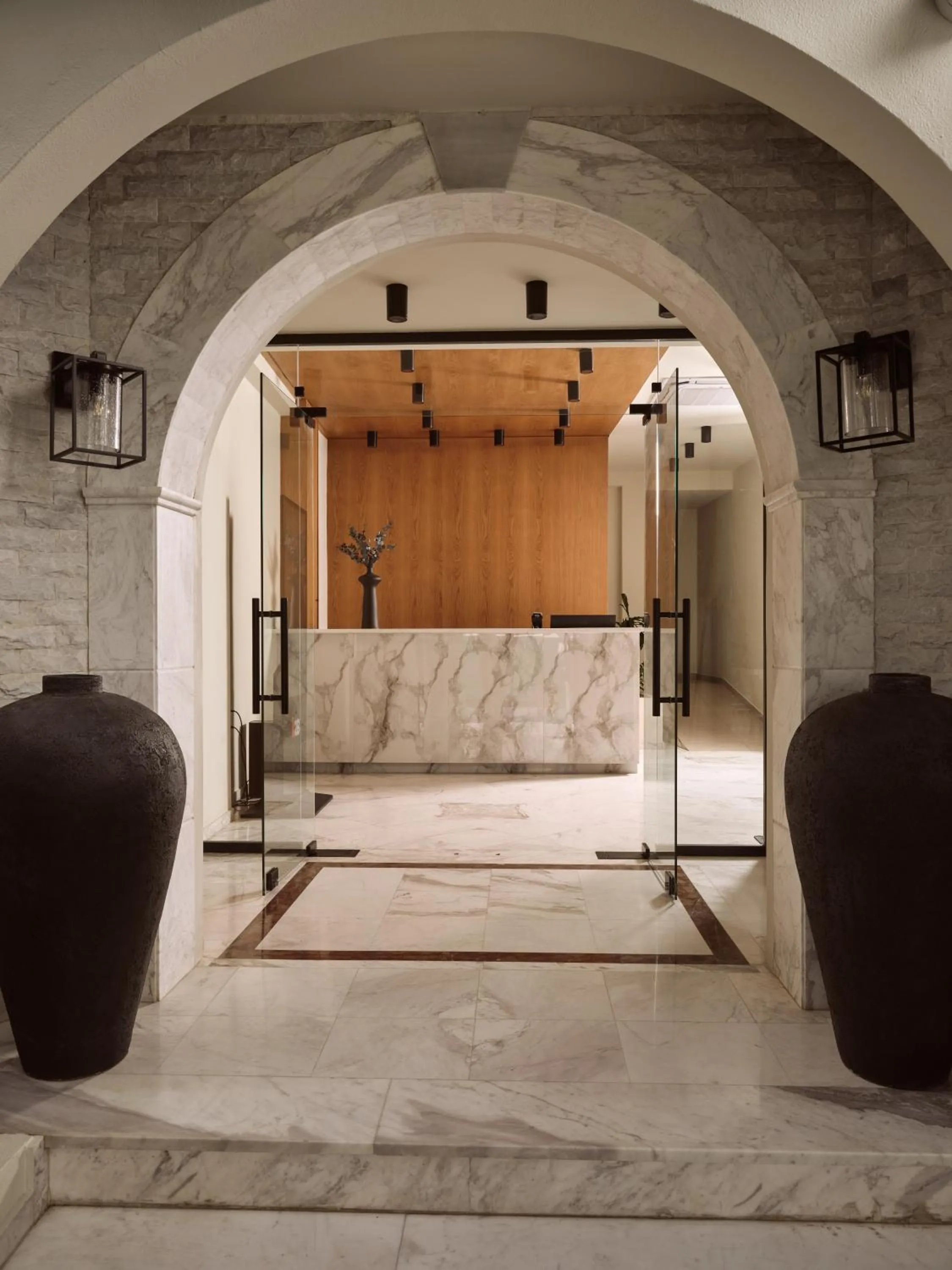 Lobby or reception in Nikon Boutique Hotel