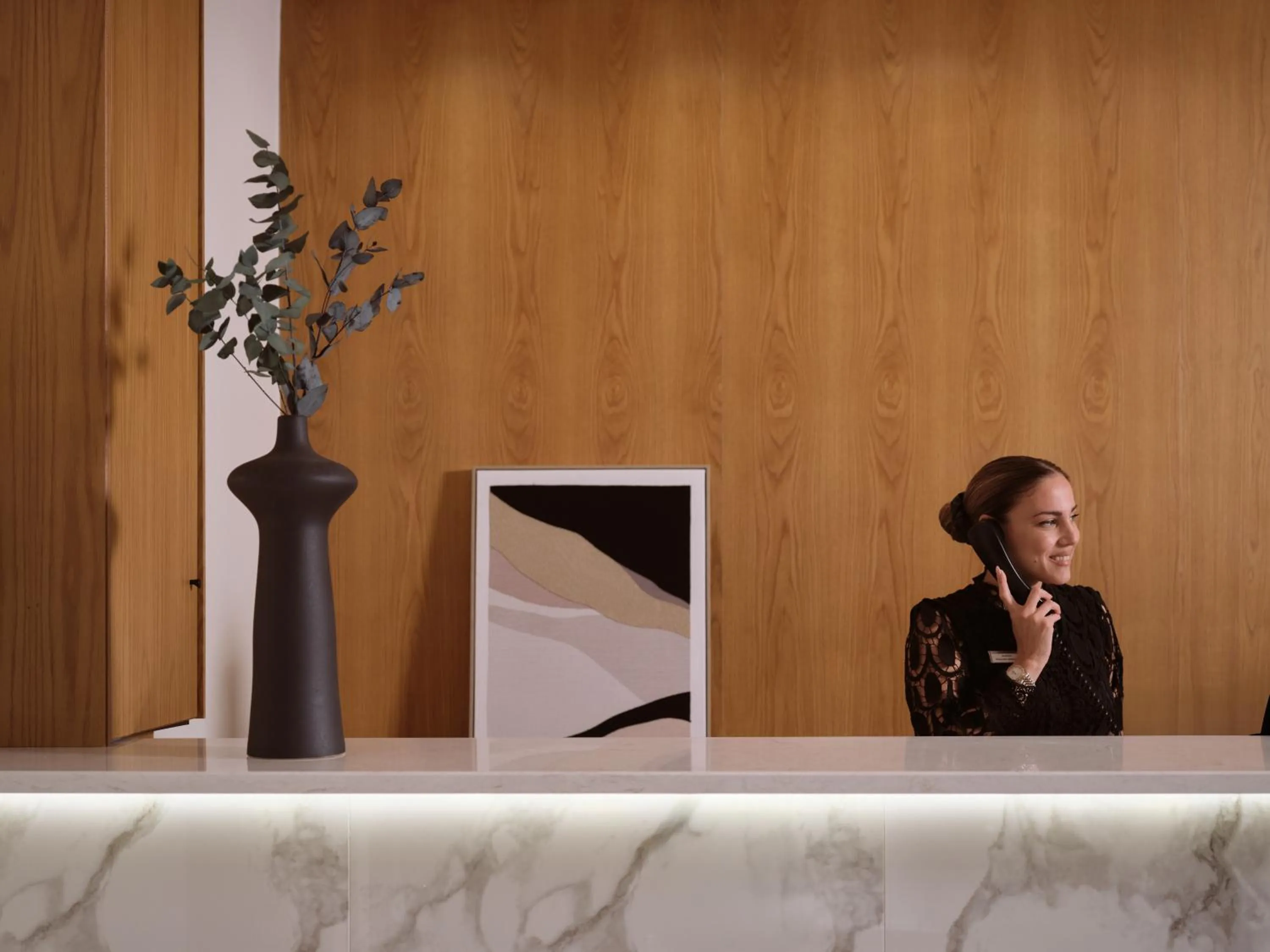 Lobby or reception in Nikon Boutique Hotel