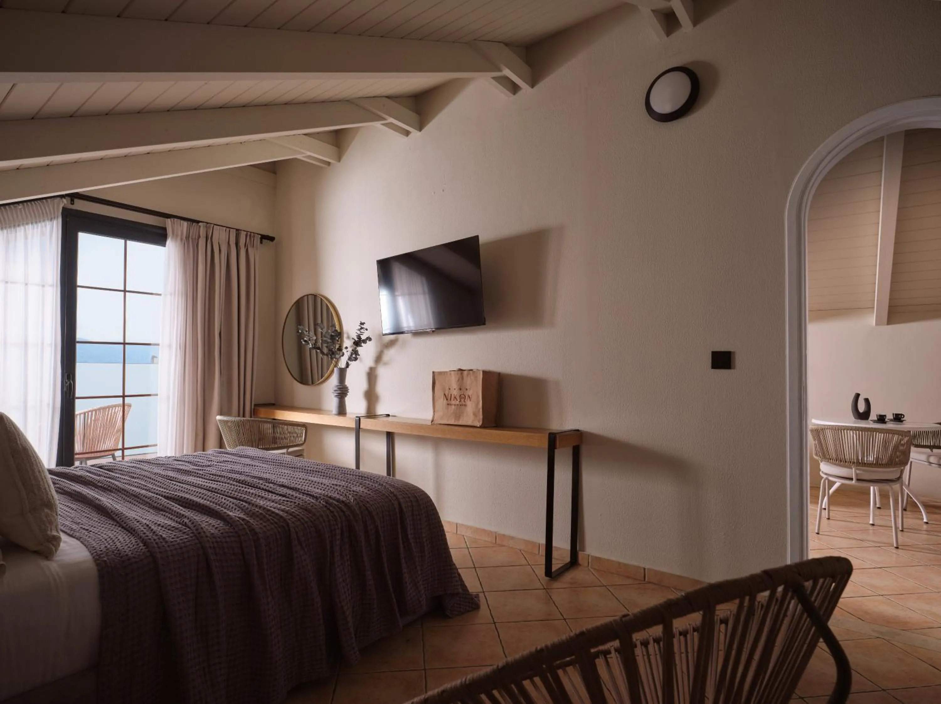 Photo of the whole room, Bed in Nikon Boutique Hotel