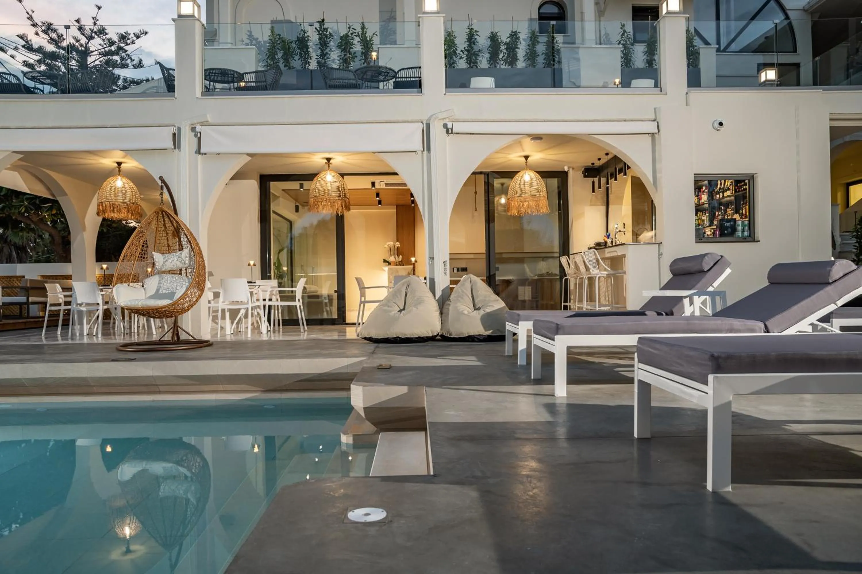 Swimming pool in Nikon Boutique Hotel