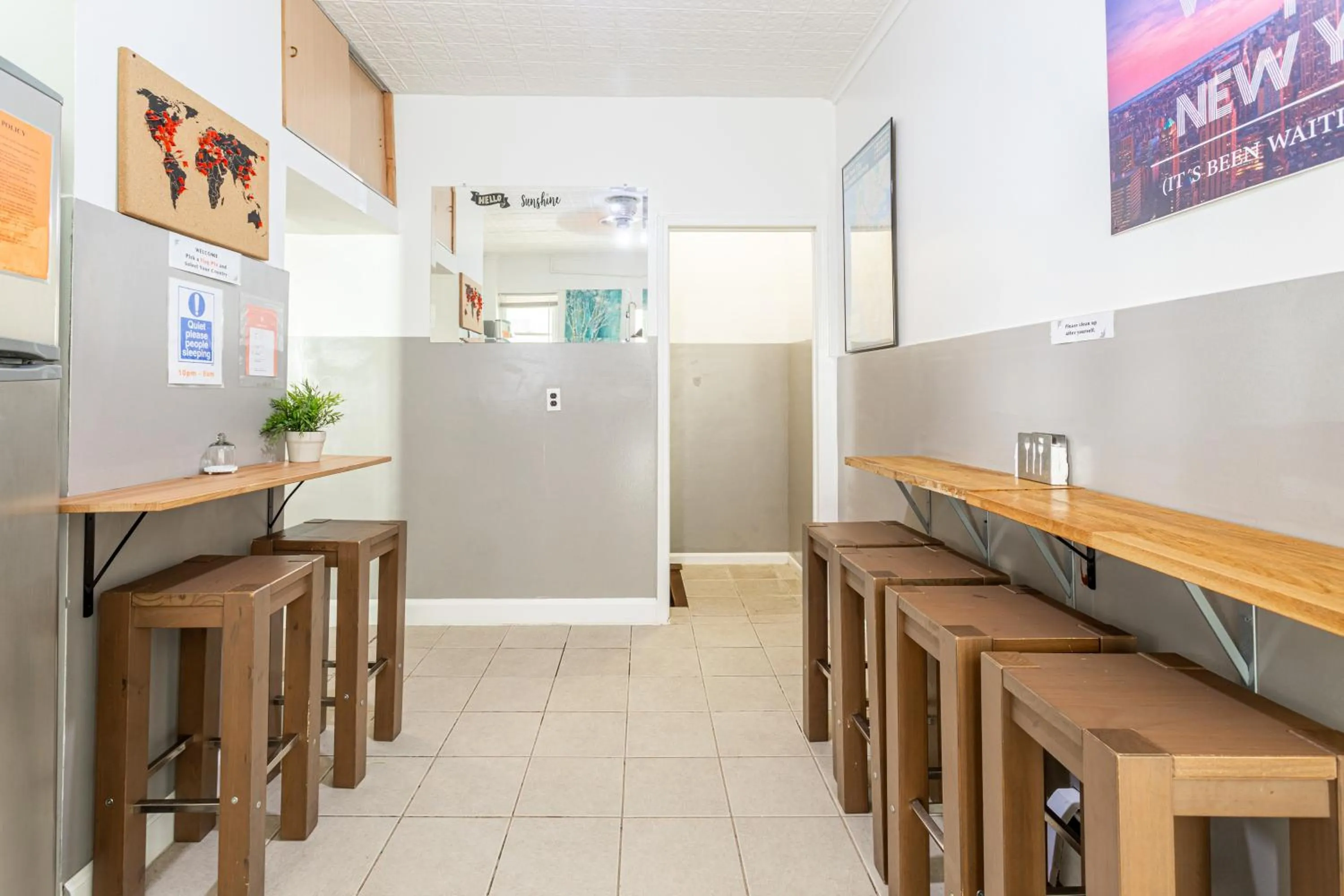 Kitchen or kitchenette in Best Room To Visit NYC-Subway Access