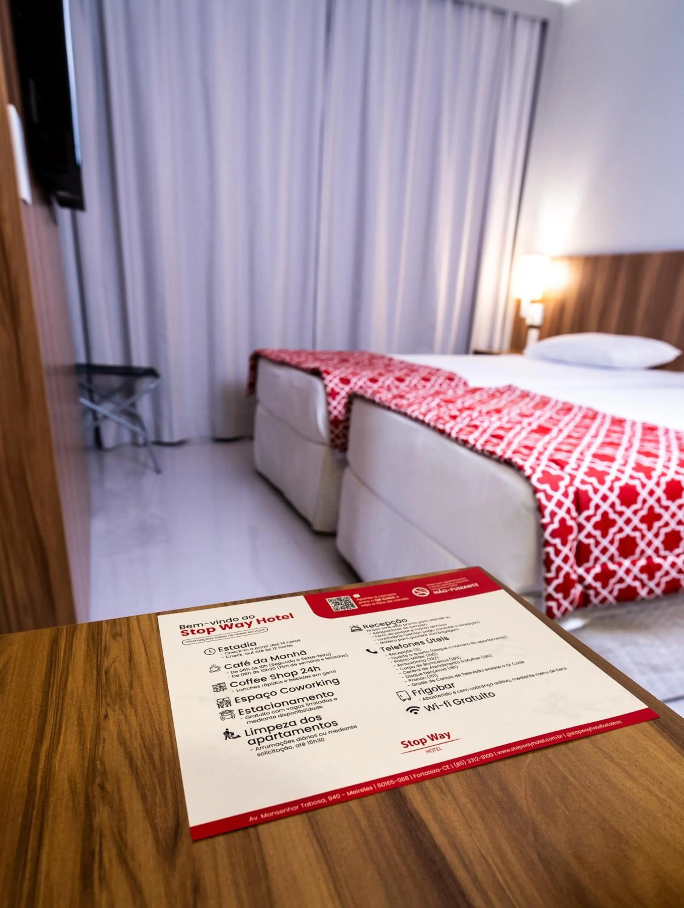 Bedroom, Bed in Stop Way Hotel Fortaleza