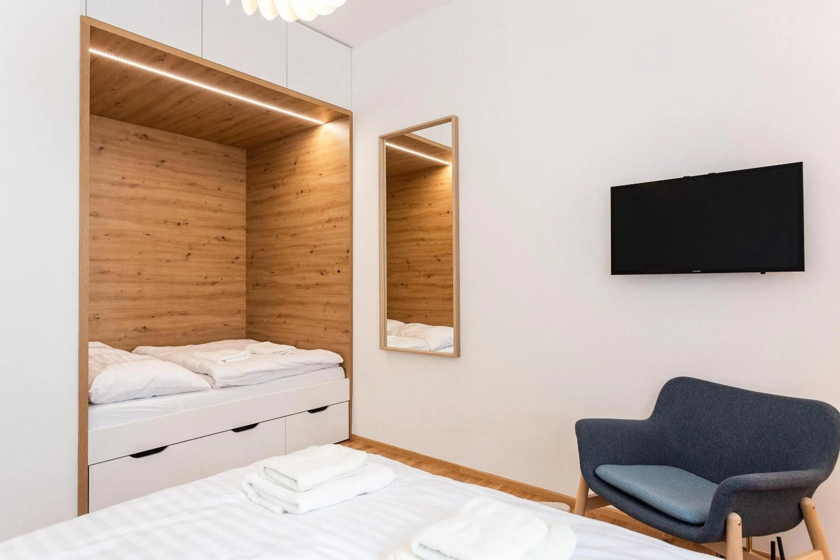 Bed in U Pivovaru - Apartments Boží Dar