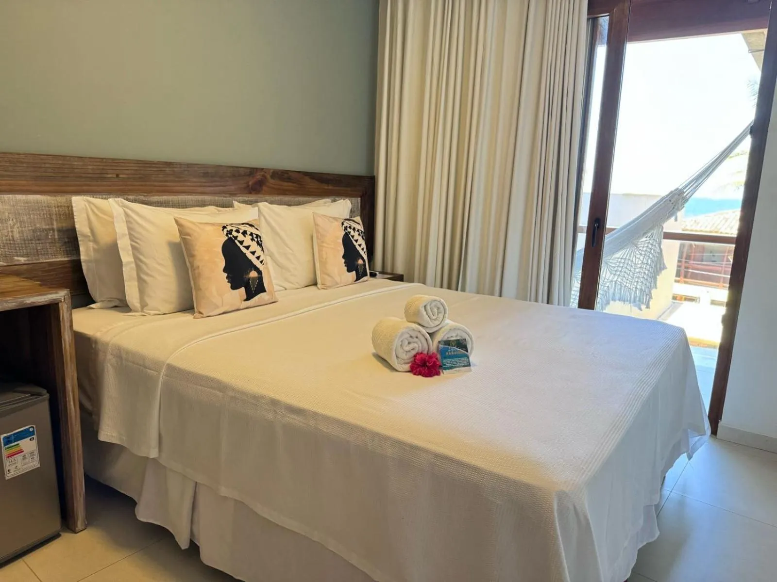 Balcony/Terrace, Bed in Terra Bella Pousada