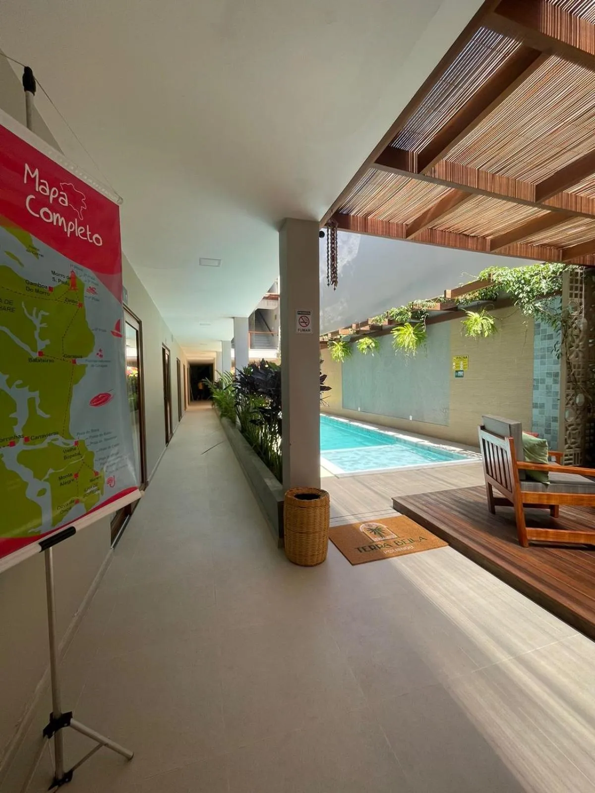 Lobby or reception in Terra Bella Pousada