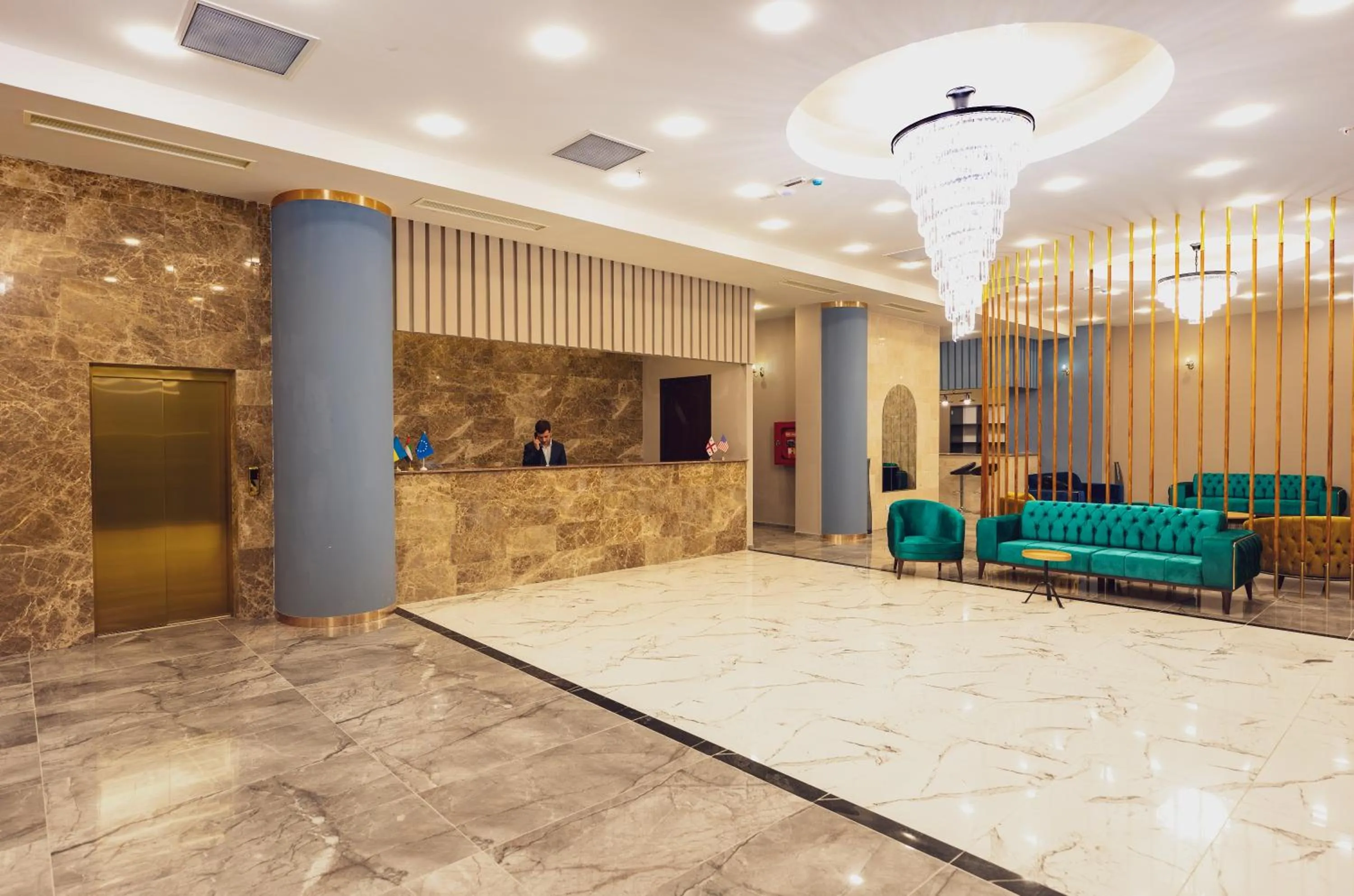 Lobby or reception in Hotel Residence Plaza