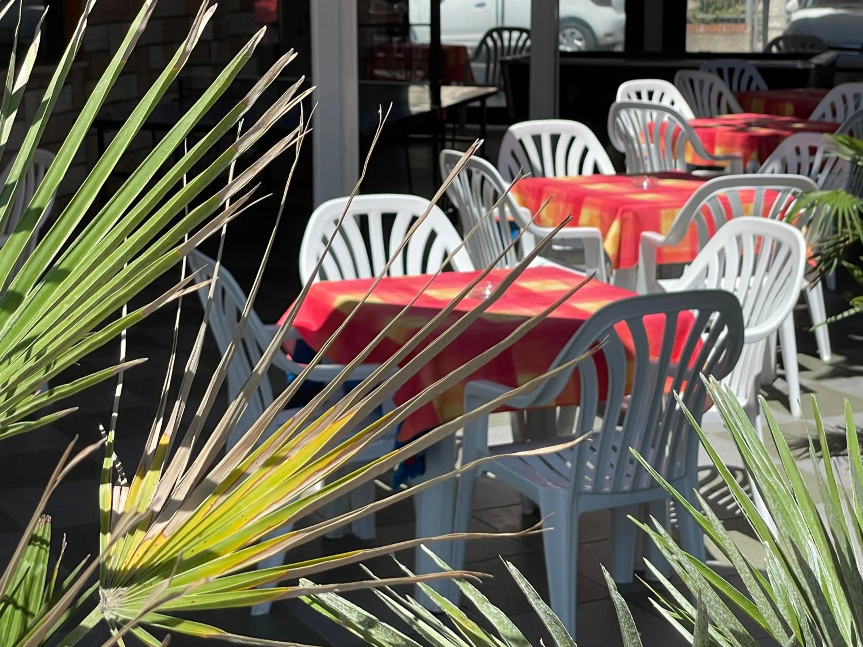 Seating area in Hotel Apis