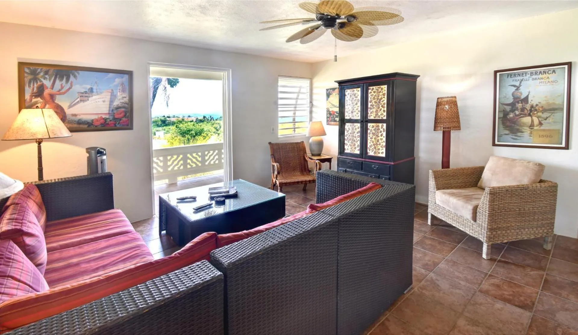 Living room in Hacienda Tamarindo