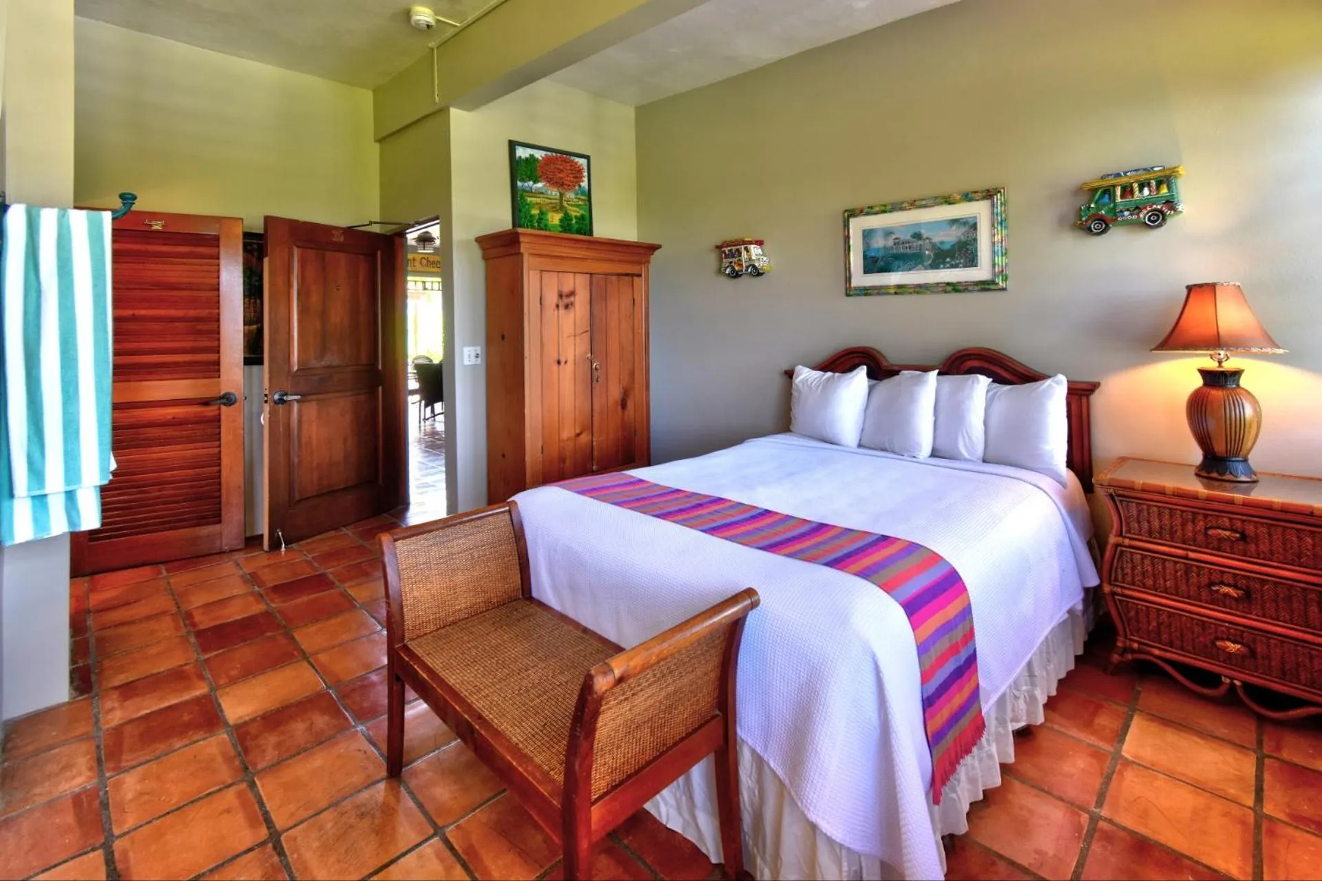 Bed in Hacienda Tamarindo