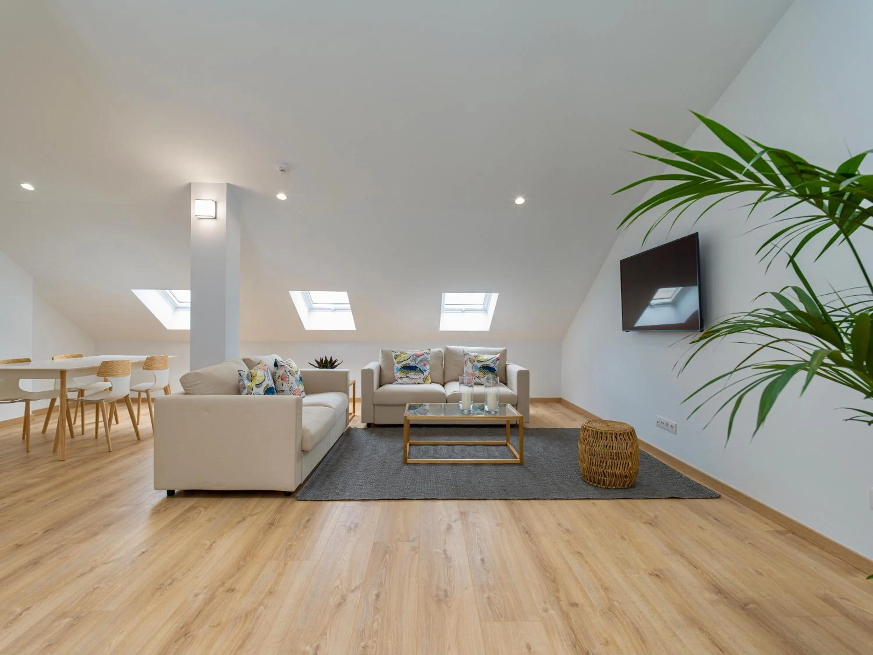 Living room in Hotel Emeté & Coworking by Airnest