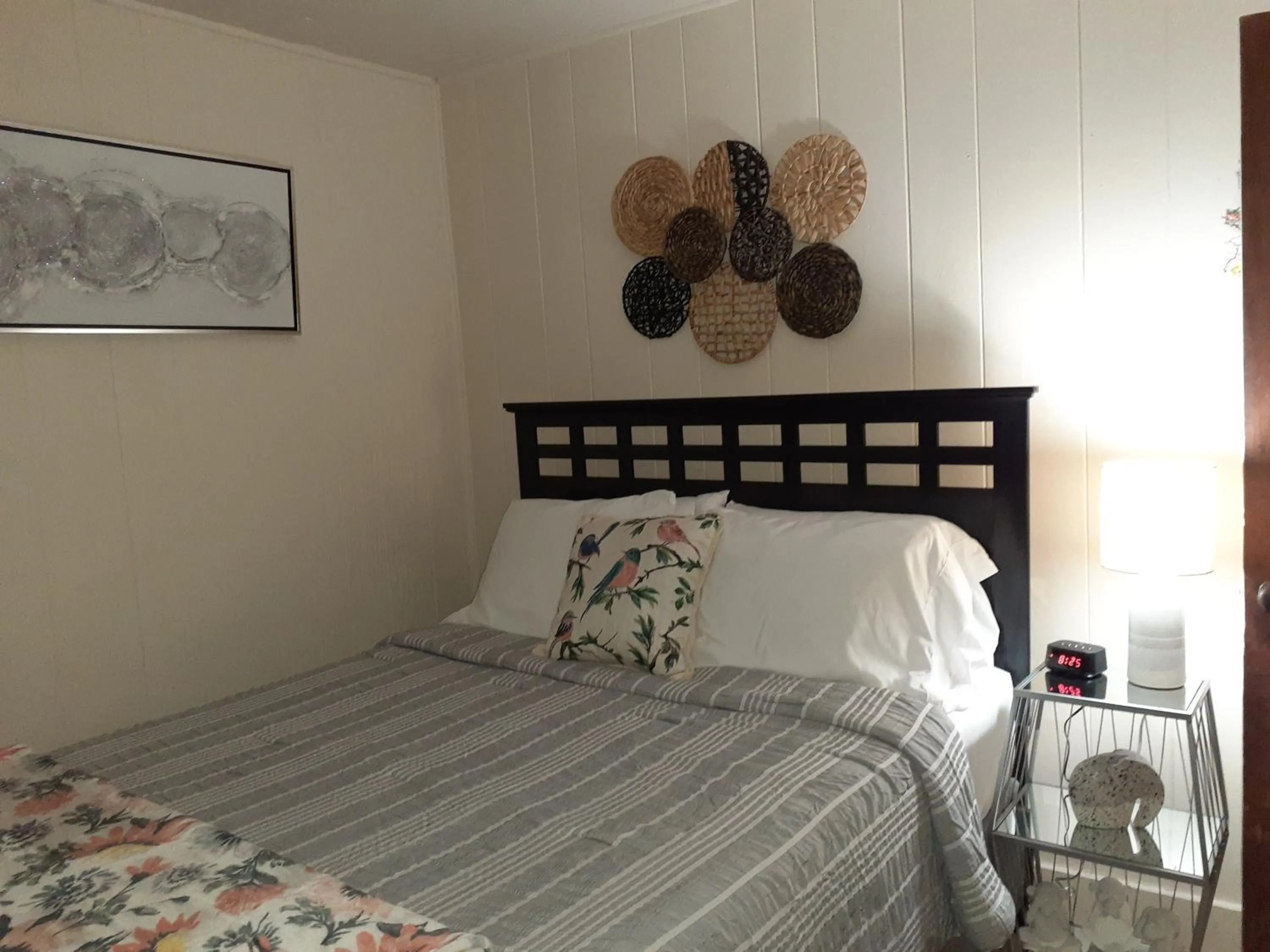 Bed in Edgewater Resort Cottage #1