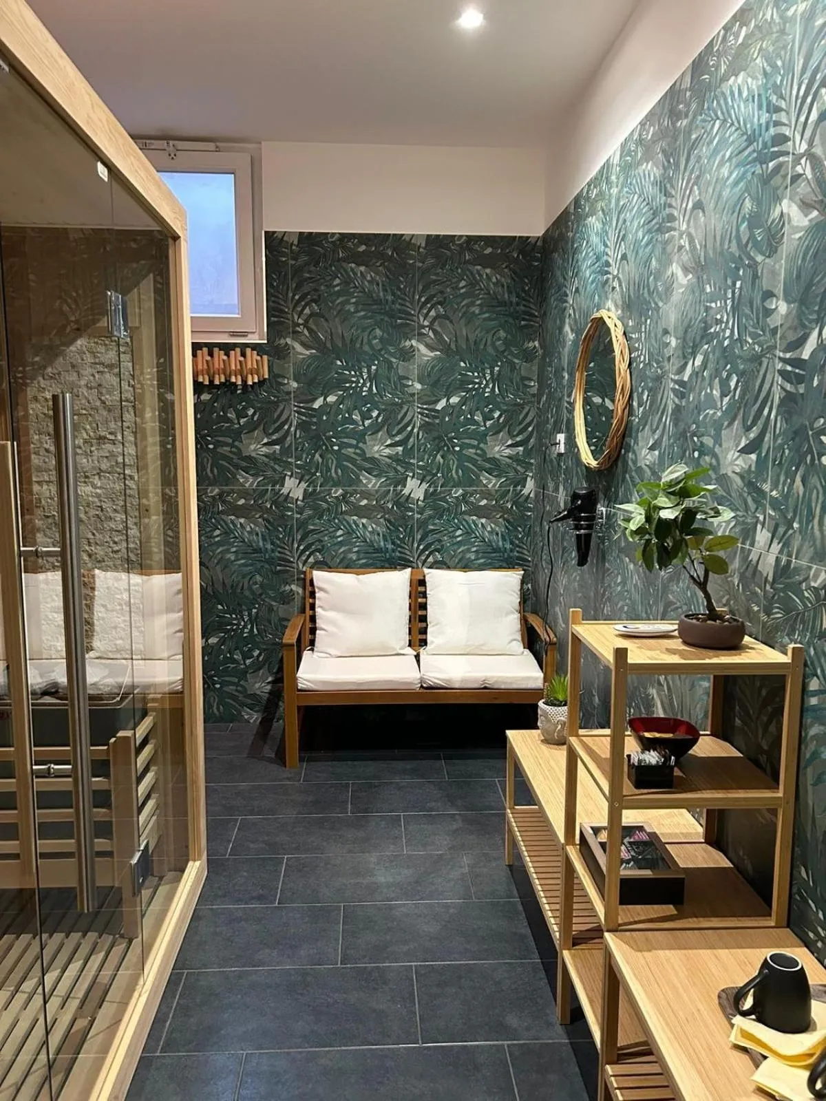 Sauna, Bed in Hotel Giardino d'Europa