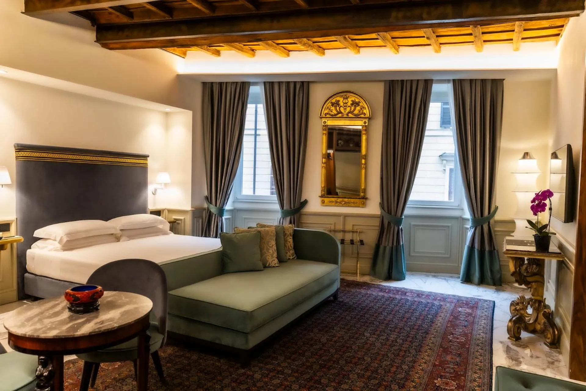 Bedroom, Bed in Hotel Valadier